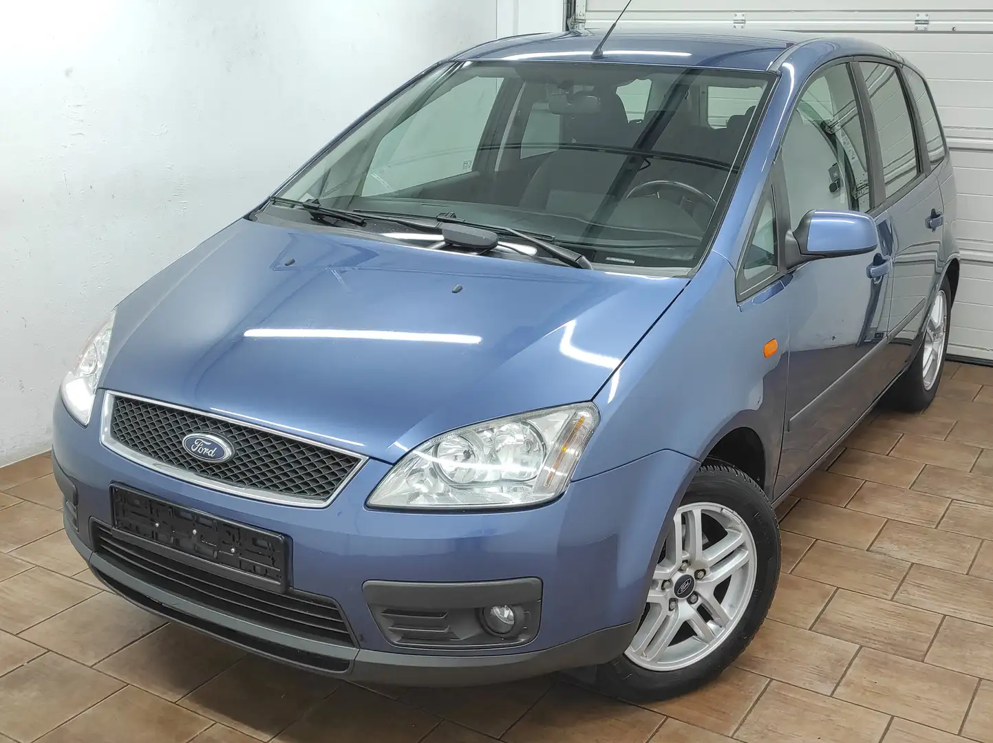 Ford Focus C-Max 1.6 KLIMA 1-HAND EURO-4 AHK 8xRÄDER BC Futura Blau - 2