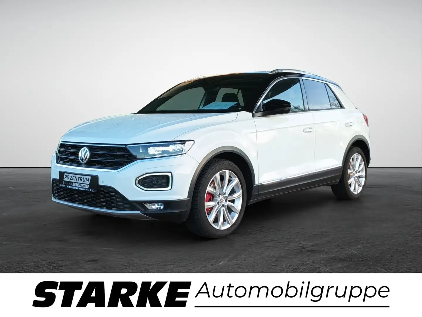 Volkswagen T-Roc 2.0 TSI DSG 4M Sport Weiß - 1