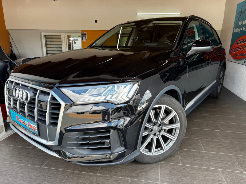 Audi Q7 Hybrid Diesel EURO6d distronic 7-Sitze 8xReife Scheckheft Anhängerkupplung 1.Hand Quattro