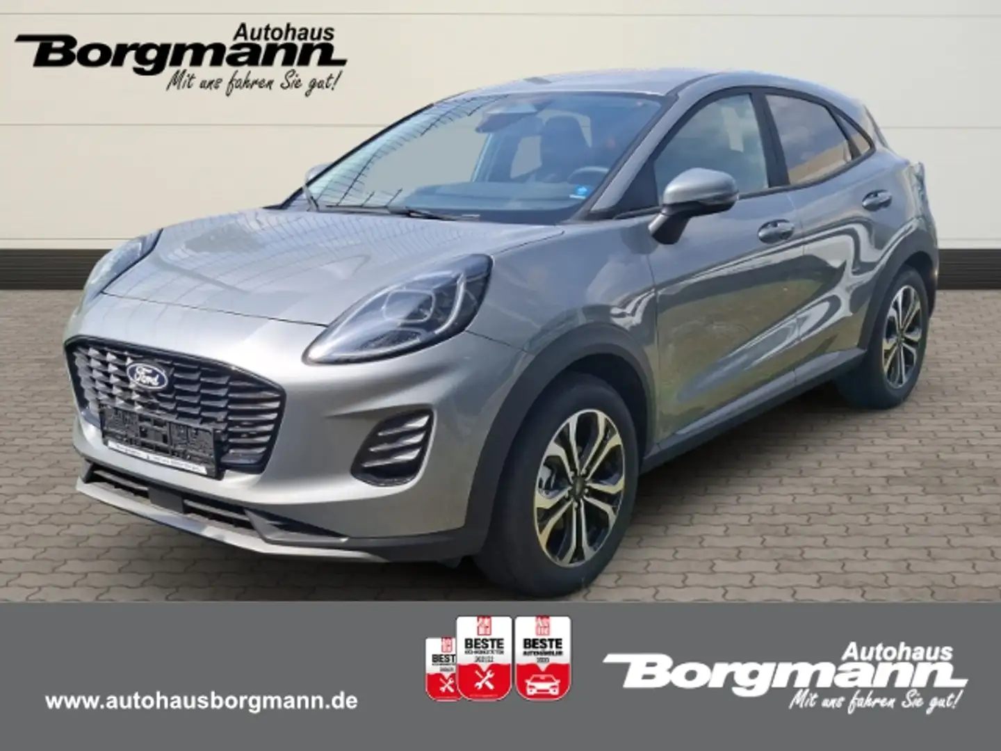 Ford Puma Titanium Mild Hybrid EU6e Automatik Facelift NEUES Argent - 1