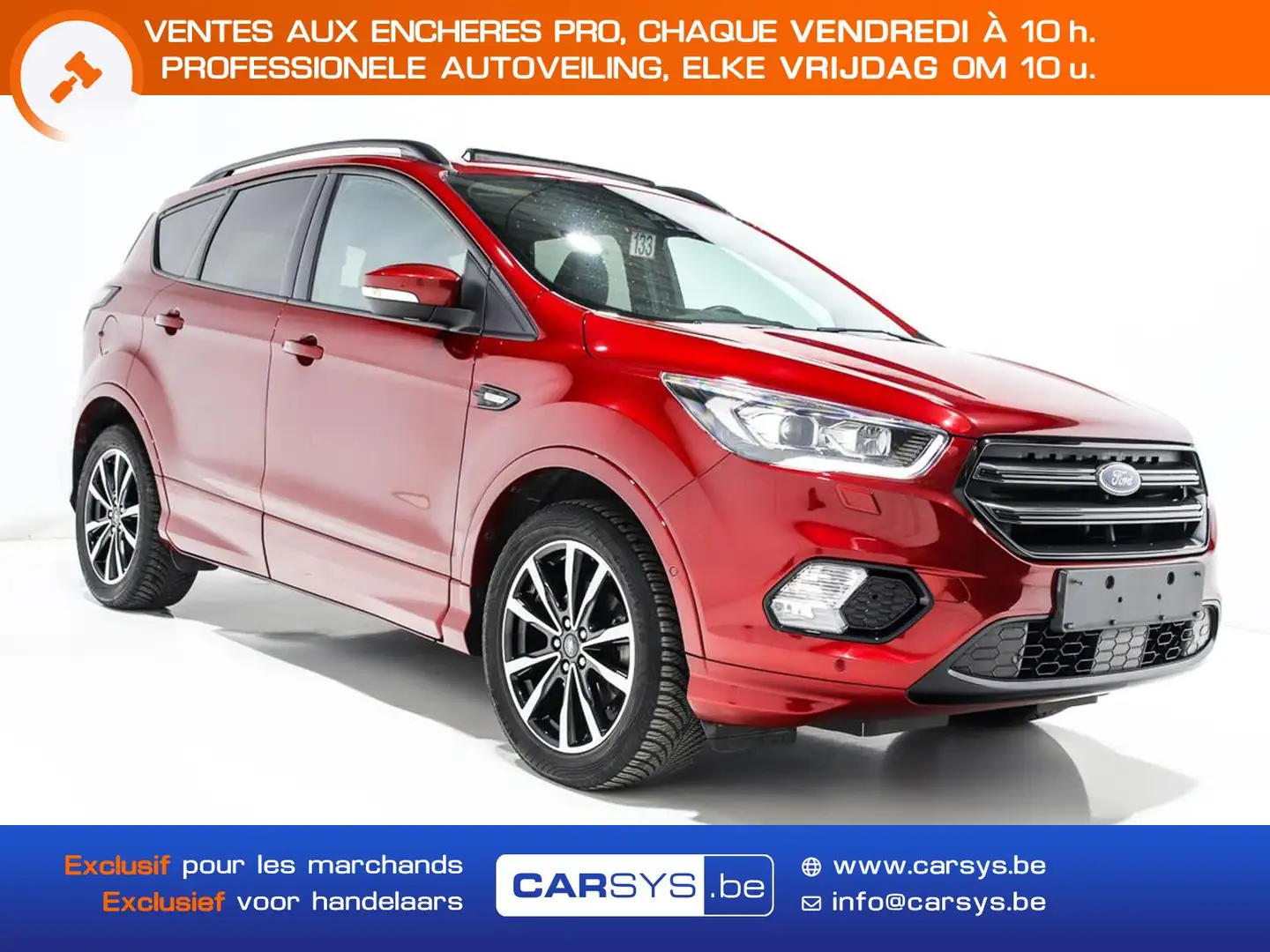 Ford Kuga 1.5 - 120 - ST LINE JA18 - PANO - ALCANTARA - X... Rood - 1
