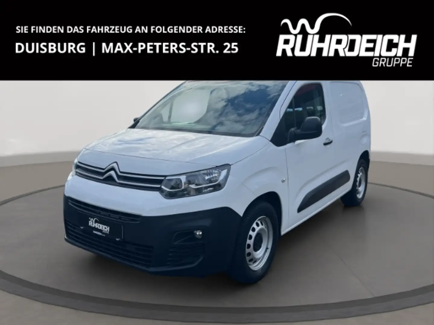 Citroen Berlingo Kasten Worker M L1 1.2 PureTech 110 Klima+BT+USB Blanco - 1