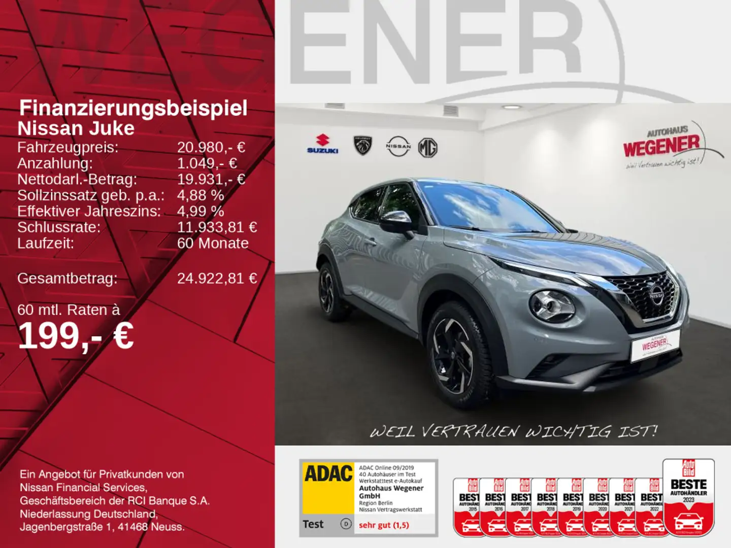 Nissan Juke JUKE AT N-CONNECTA WINTERPAK*LED*NAV*CARPL*ALLW Gris - 2