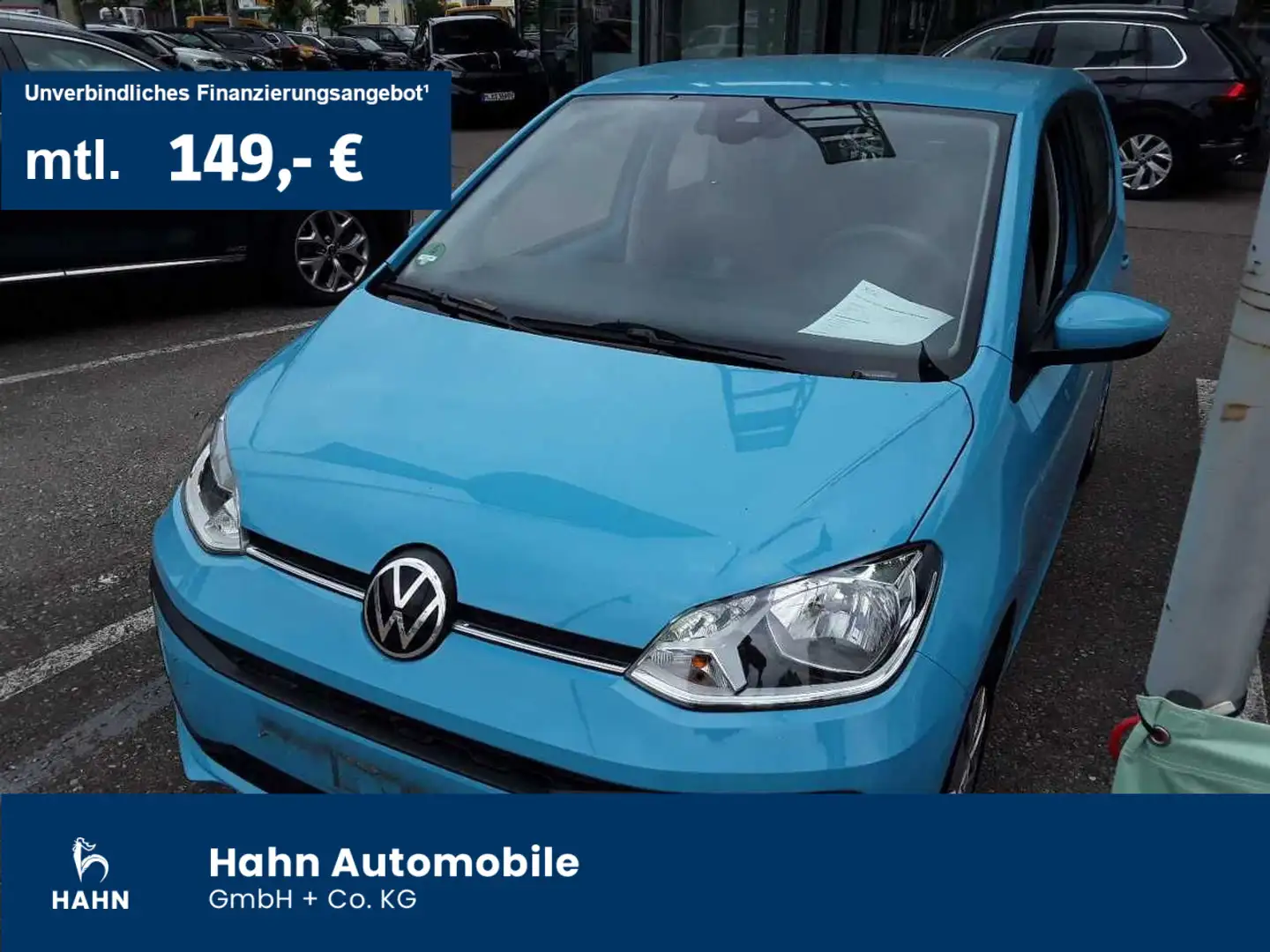 Volkswagen up! 1.0 Klima Cam Sitzh Blau - 1