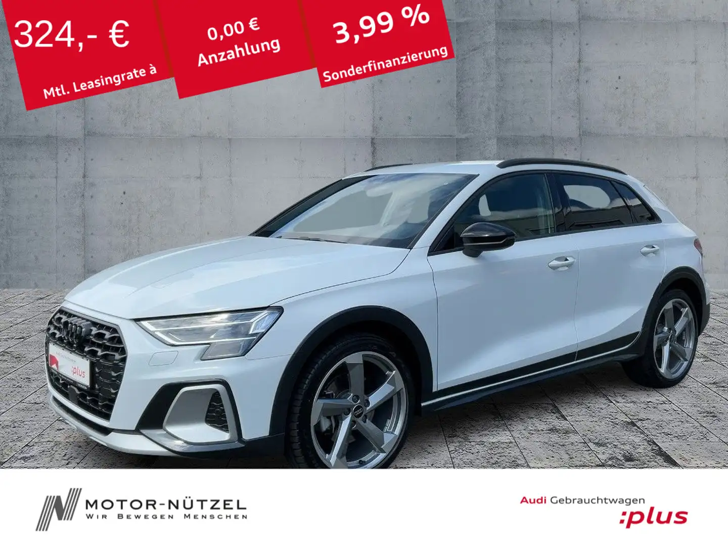 Audi A3 35 TFSI S-TR MATRIX+NAVI+SONOS+AHK Weiß - 1