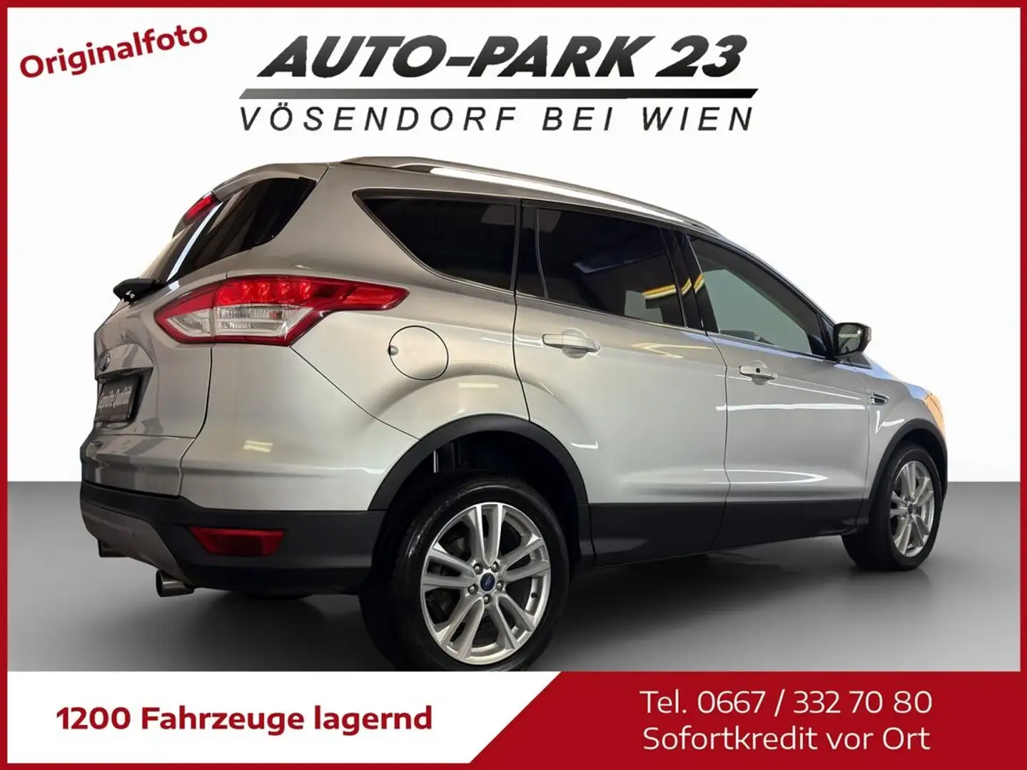 Ford Kuga 2,0 TDCi Titanium 4x4*140PS*NEUES-PICKERL5/2027 Silber - 2