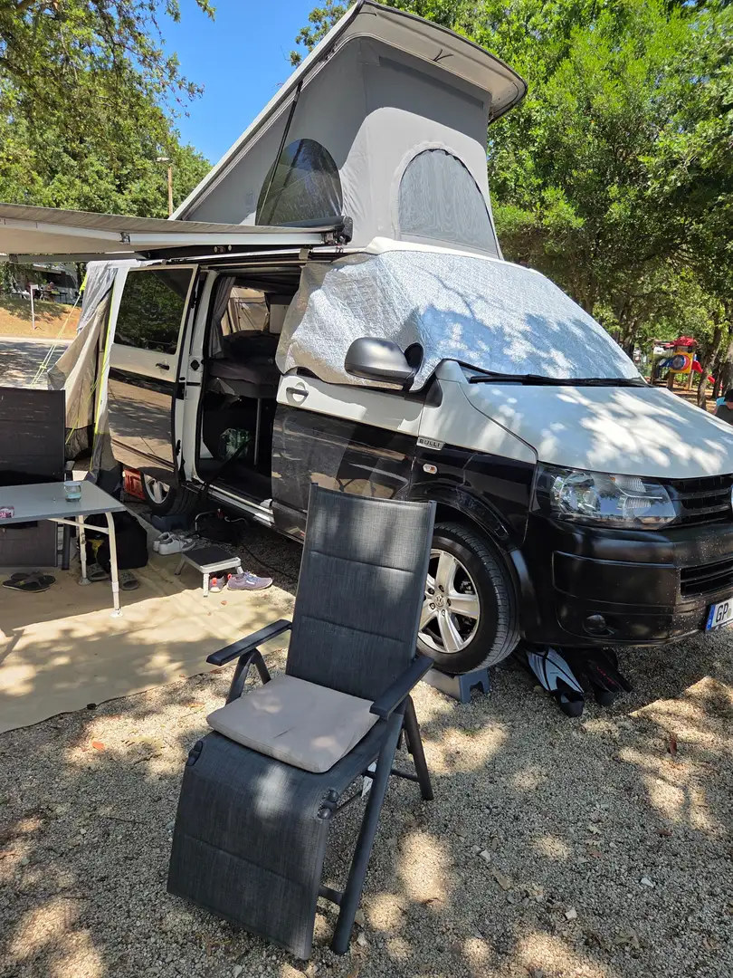 Trucks-Lkw VW Campingbus Zwart - 1