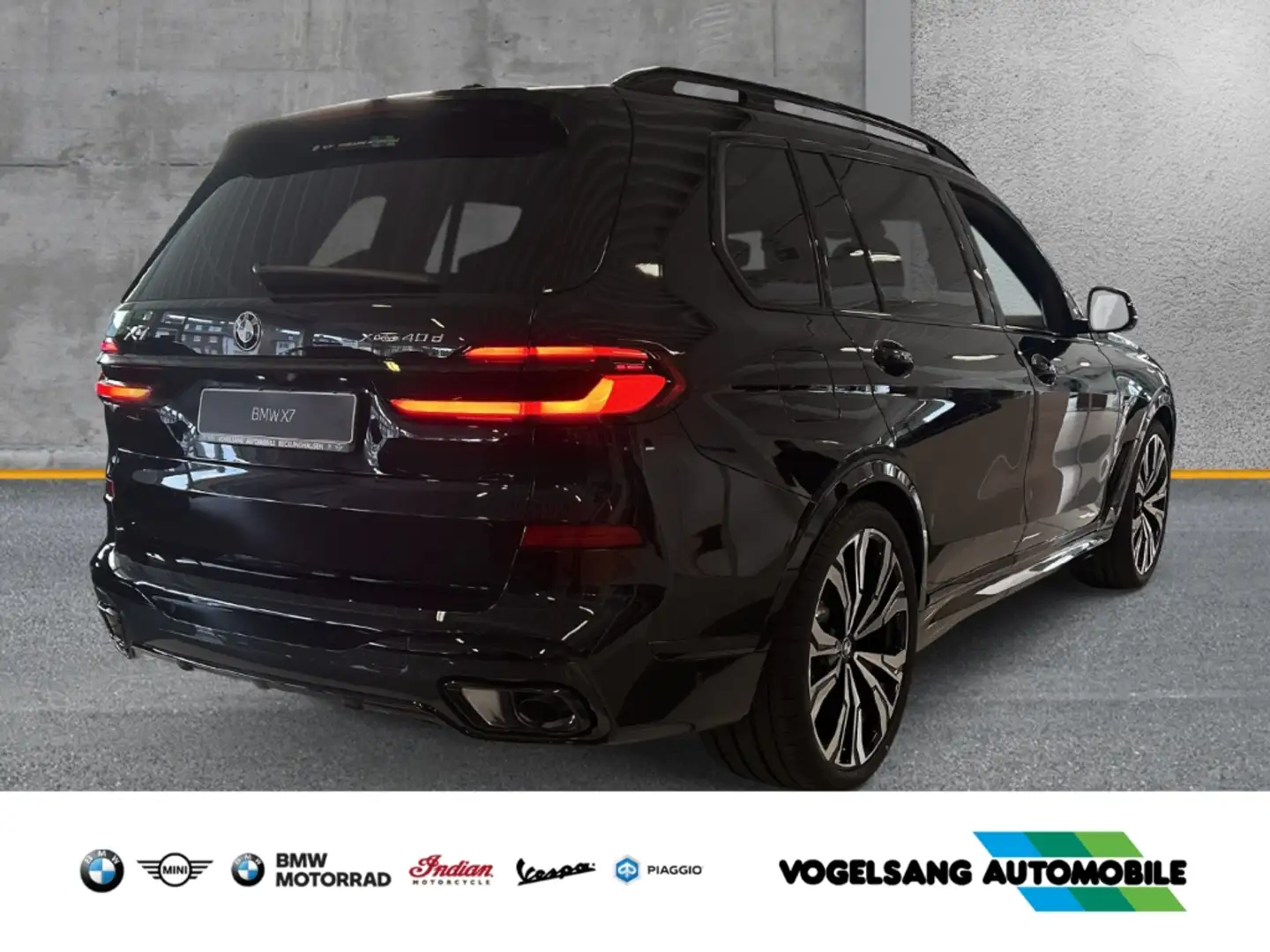 BMW X7 40 d M Sport xDrive 40d Park-Assistent Sportpaket Noir - 2