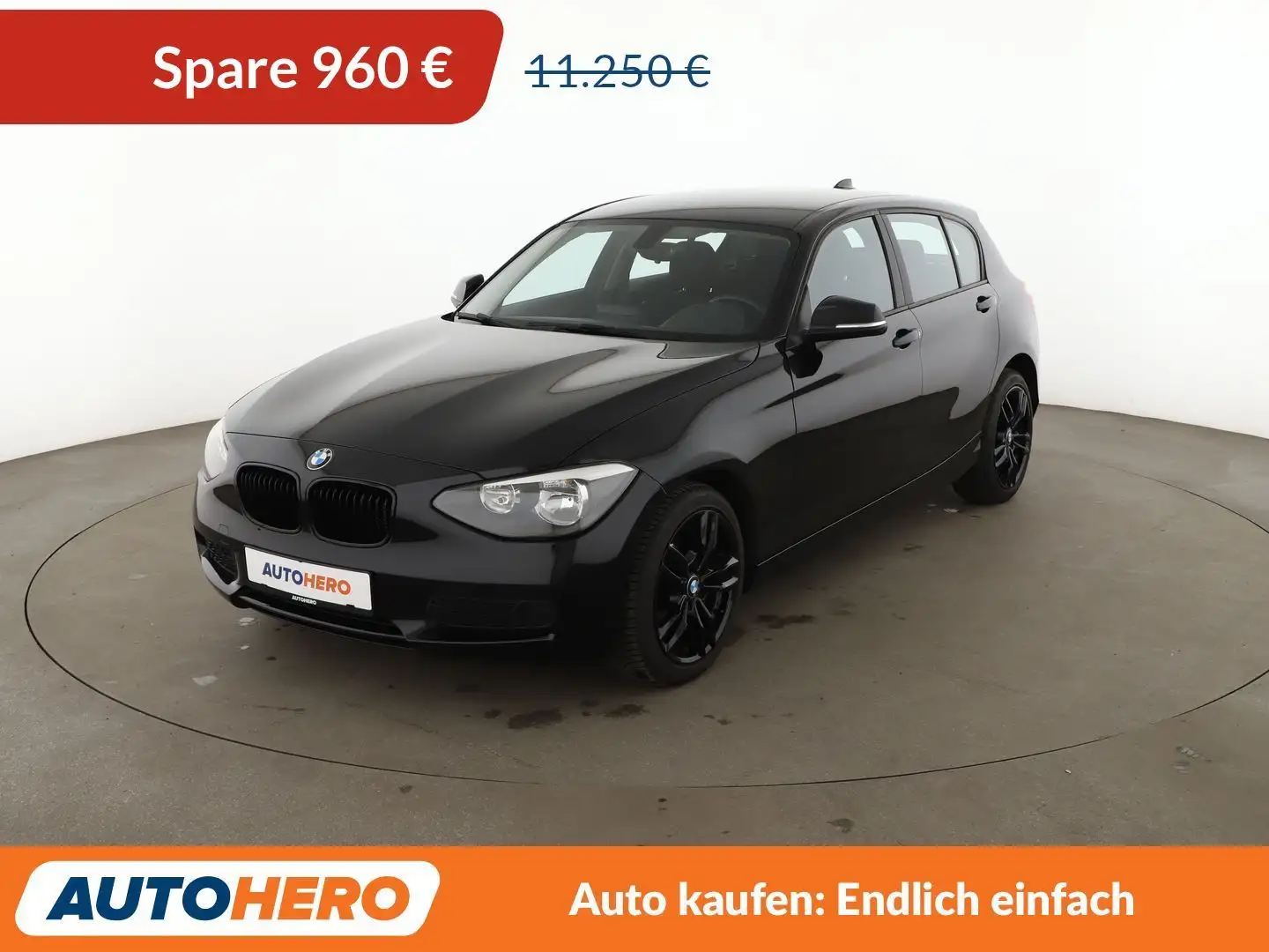 BMW 114 114i*TEMPO*PDC*SHZ*ALU*KLIMA*BLUETOOTH*LIM* Noir - 1