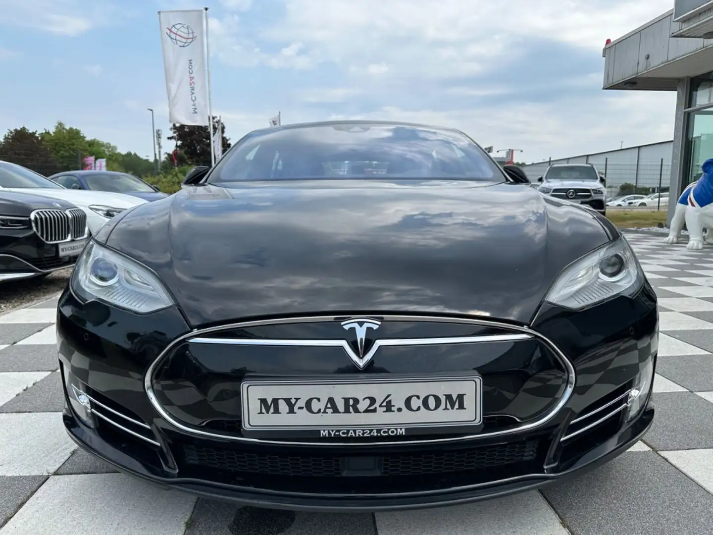 Tesla Model S 85D * Batterie überholt * Panorama Schwarz - 1