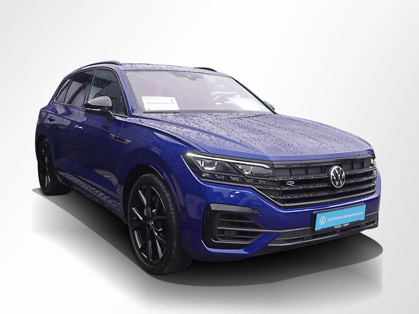 Volkswagen Touareg R 3.0 TSI 4M eHybrid AHK Matrix Nav Pano Blau - 2