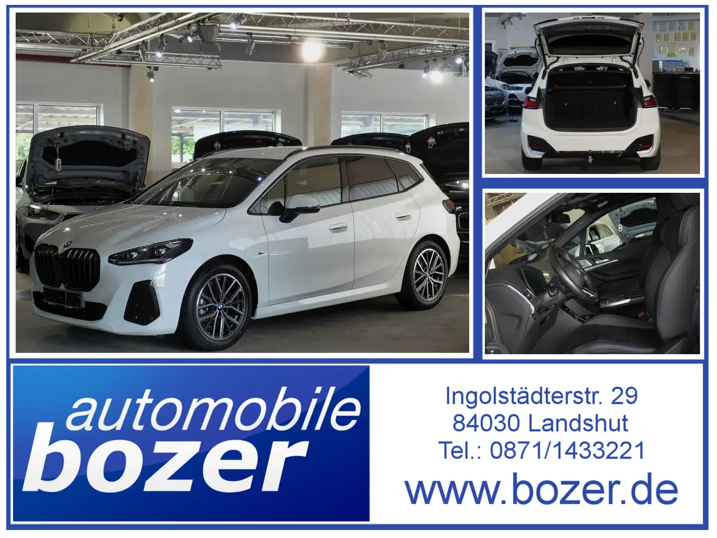 BMW 218 i M Sport AHK,360° NP:52.640 Blanc - 1