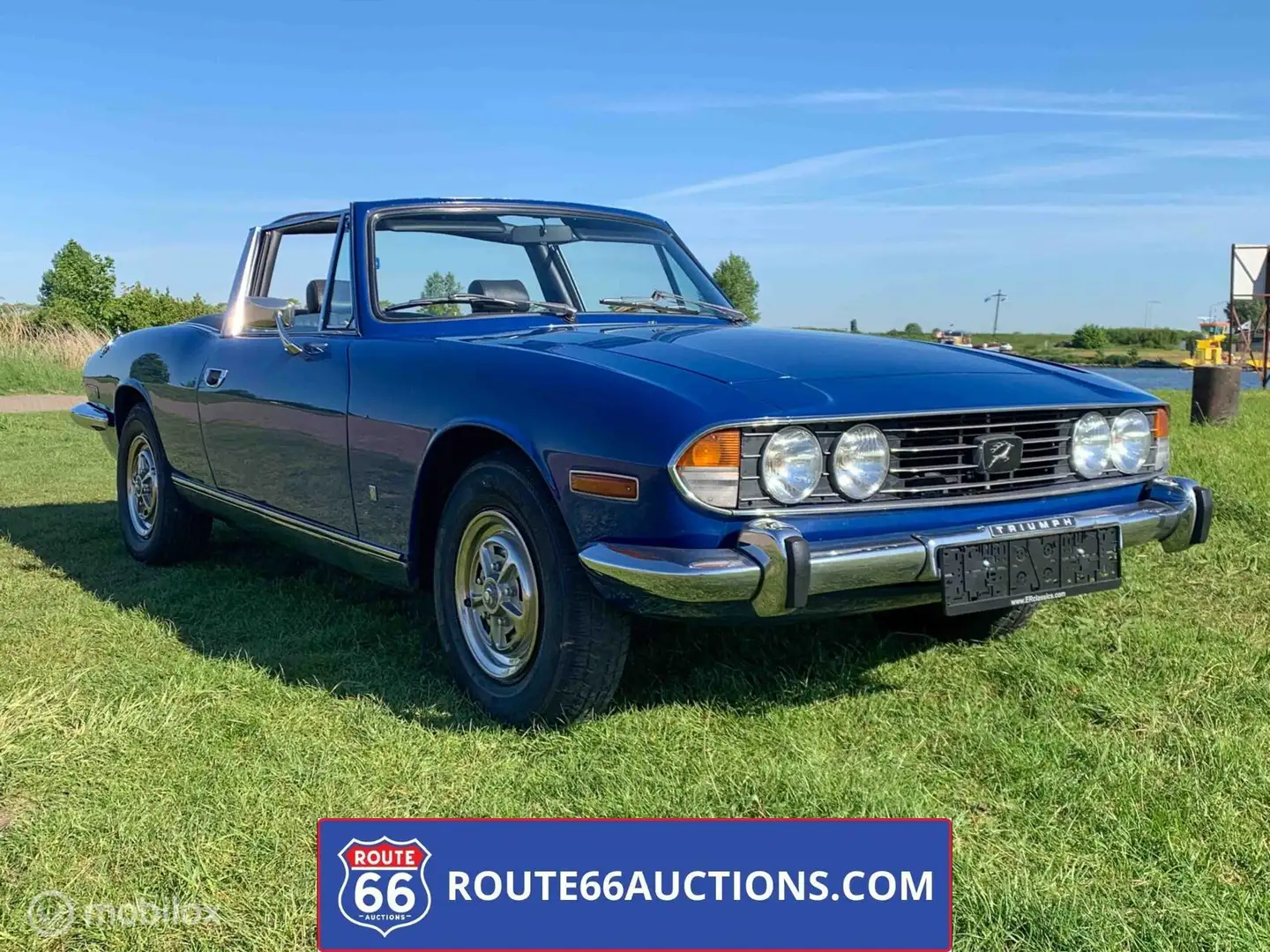 Triumph Stag 1975 | Route 66 Auctions Azul - 1