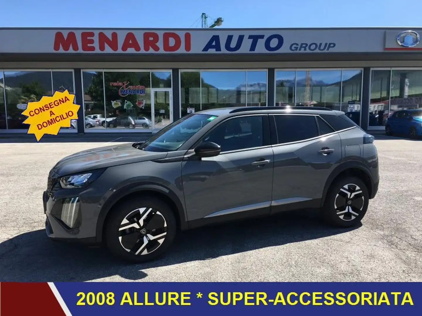 Peugeot 2008 PureTech 100 Allure PARI AL NUOVO Grau - 1