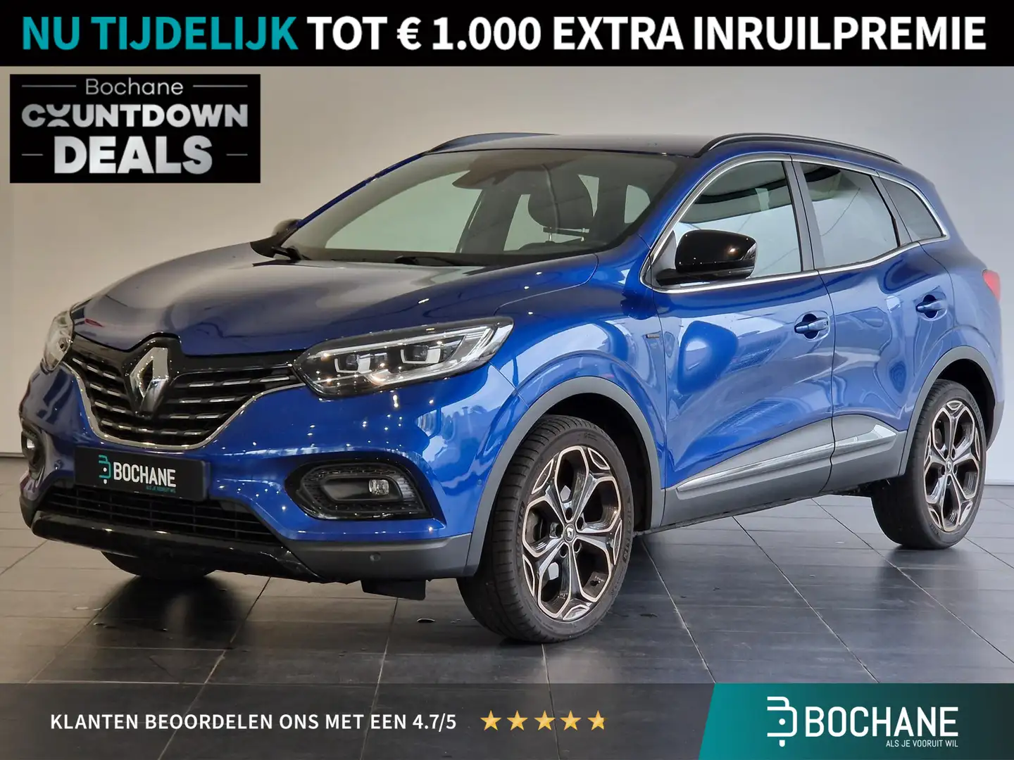 Renault Kadjar 1.3 TCe Black Edition NAVIGATIE | DODEHOEK ASSISTE Bleu - 1