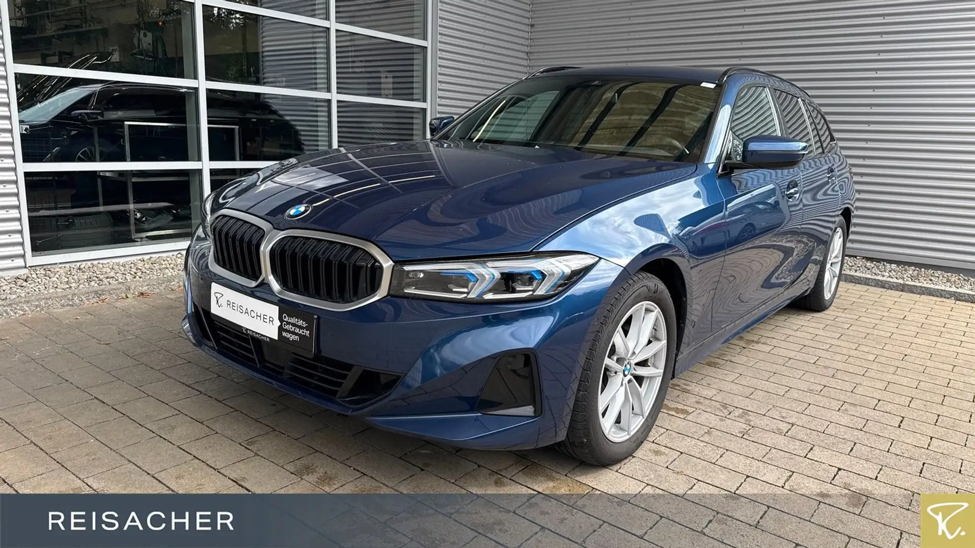 BMW 318 d A AHK ACC H/K Standhzg Sportsitze DAB 17" Blau - 1