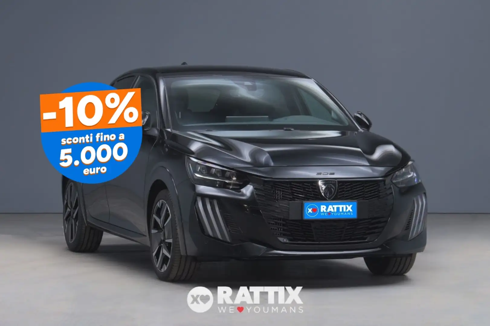 Peugeot 208 1.2 Puretech 100CV GT Schwarz - 1