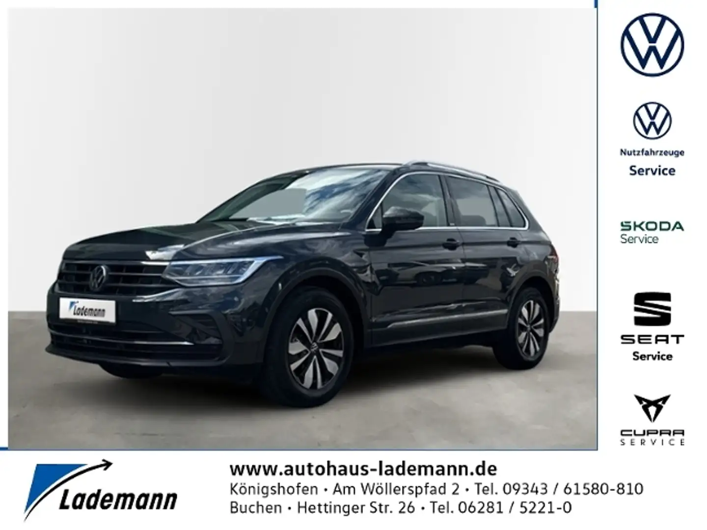 Volkswagen Tiguan 2.0 TDI Move LED+NAVI+RFK+AHK+ACC+SHZ+HK Gris - 1