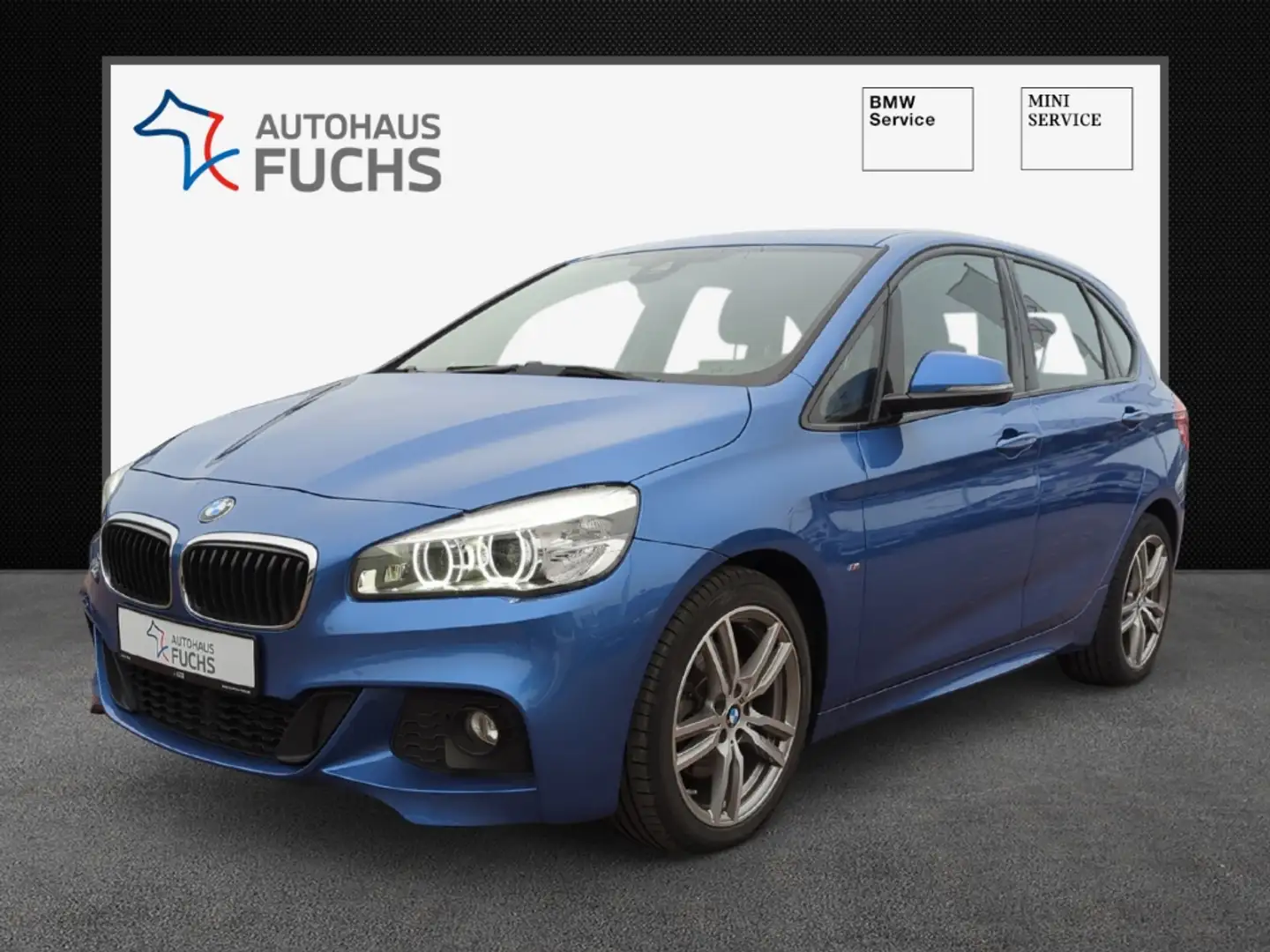 BMW 218 Active Tourer M Sport LED Navi 18'' Alu Sitzheizun Blau - 1
