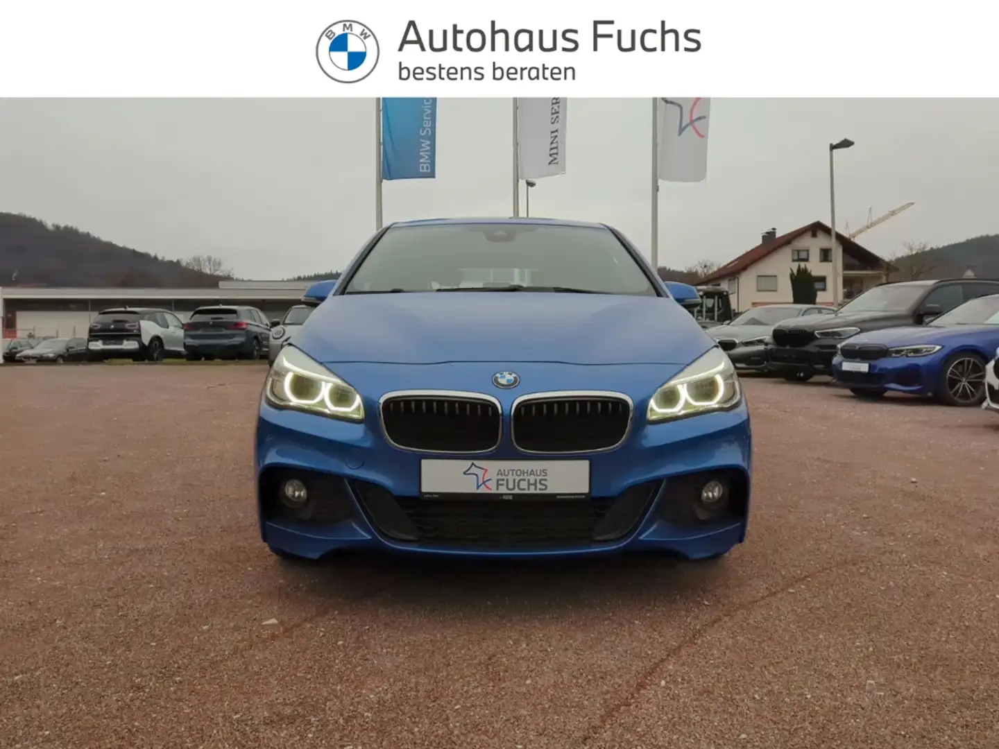 BMW 218 Active Tourer M Sport LED Navi 18'' Alu Sitzheizun Blau - 2