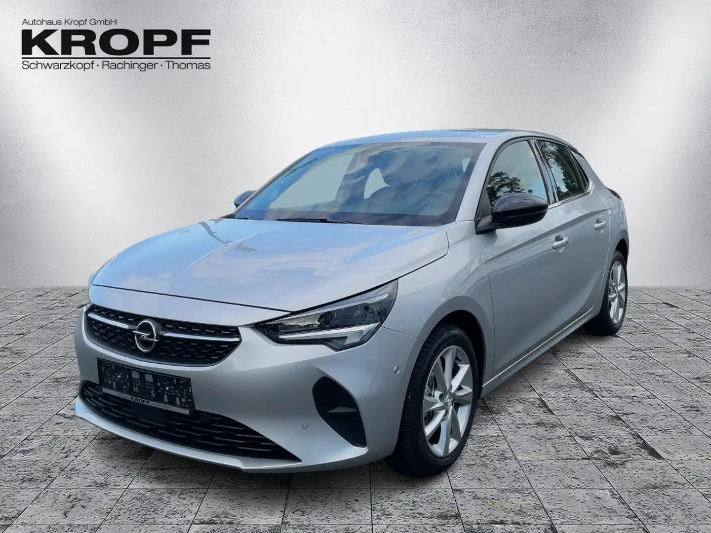 Opel Corsa F 1.2 Turbo Elegance LED+Fernlichtass.+AUT Silber - 2