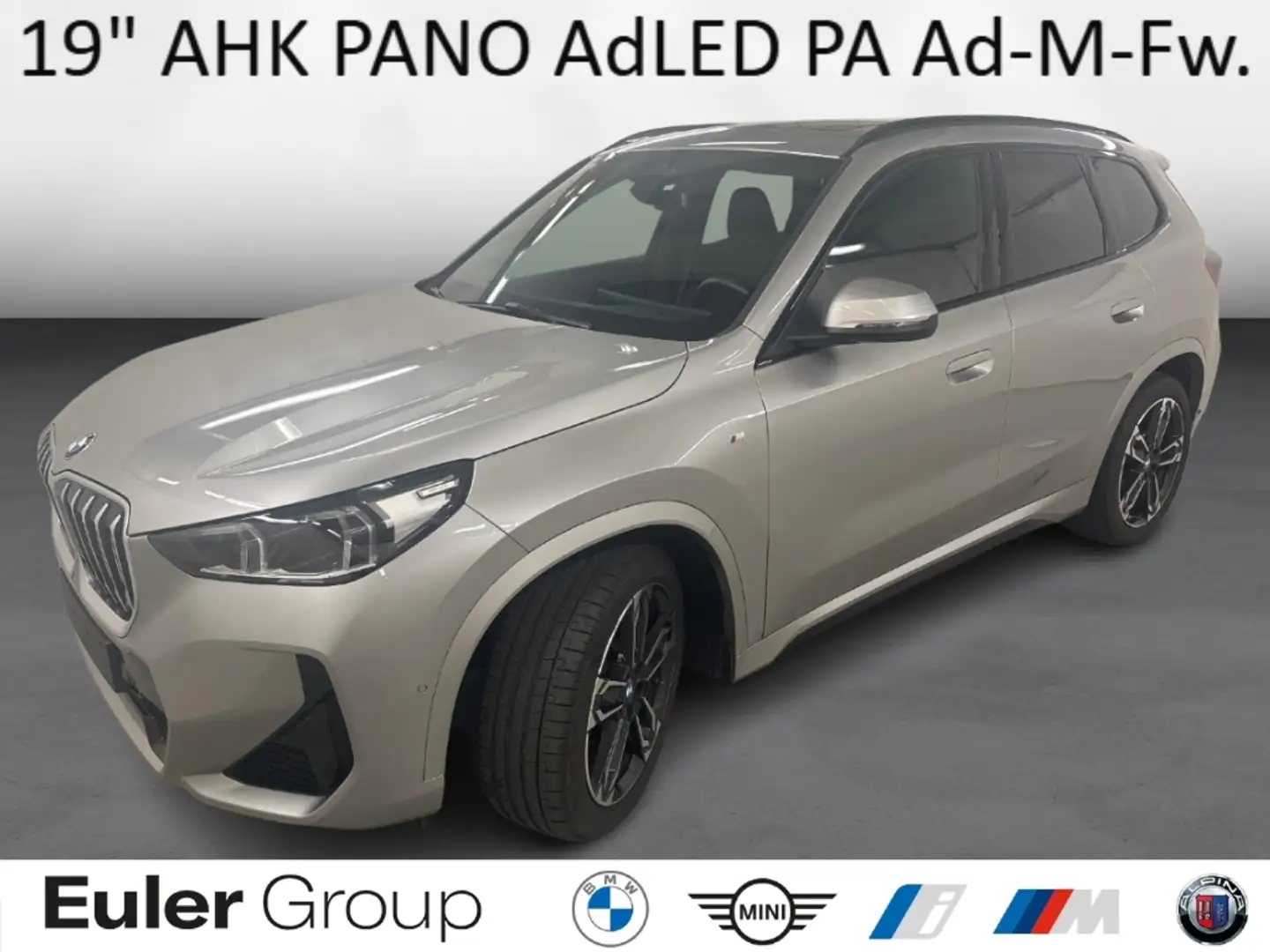 BMW X1 18i M-Sport Sommer19'' AHK PANO AdLED PA Ad-M-Fw. Silber - 1