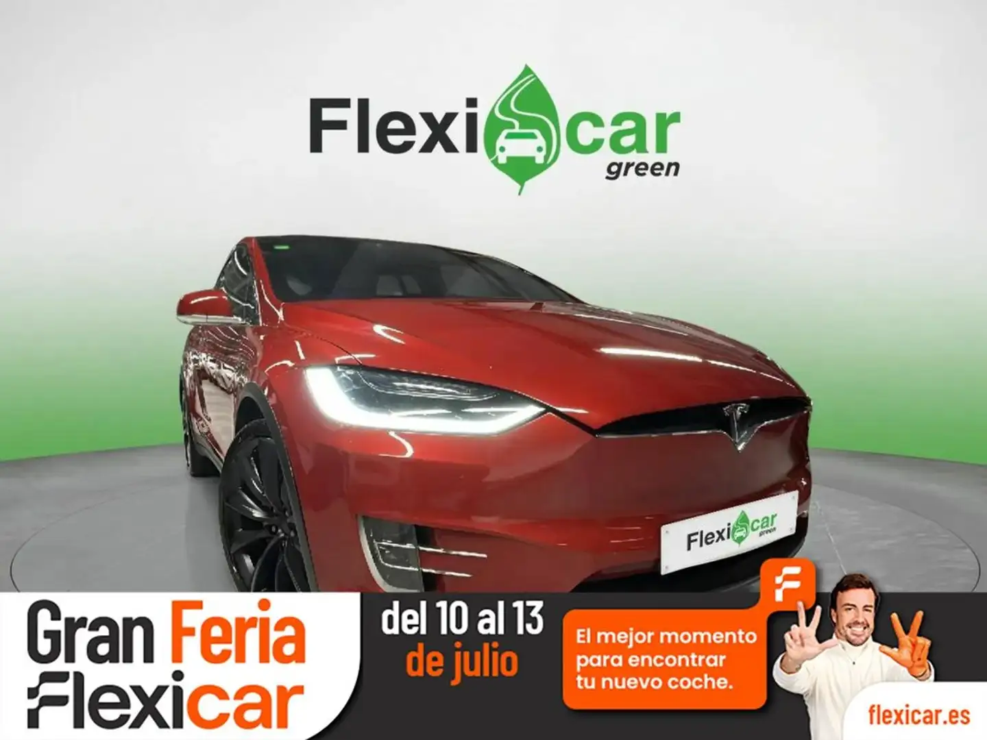 Tesla Model X 100D 4WD Rojo - 1