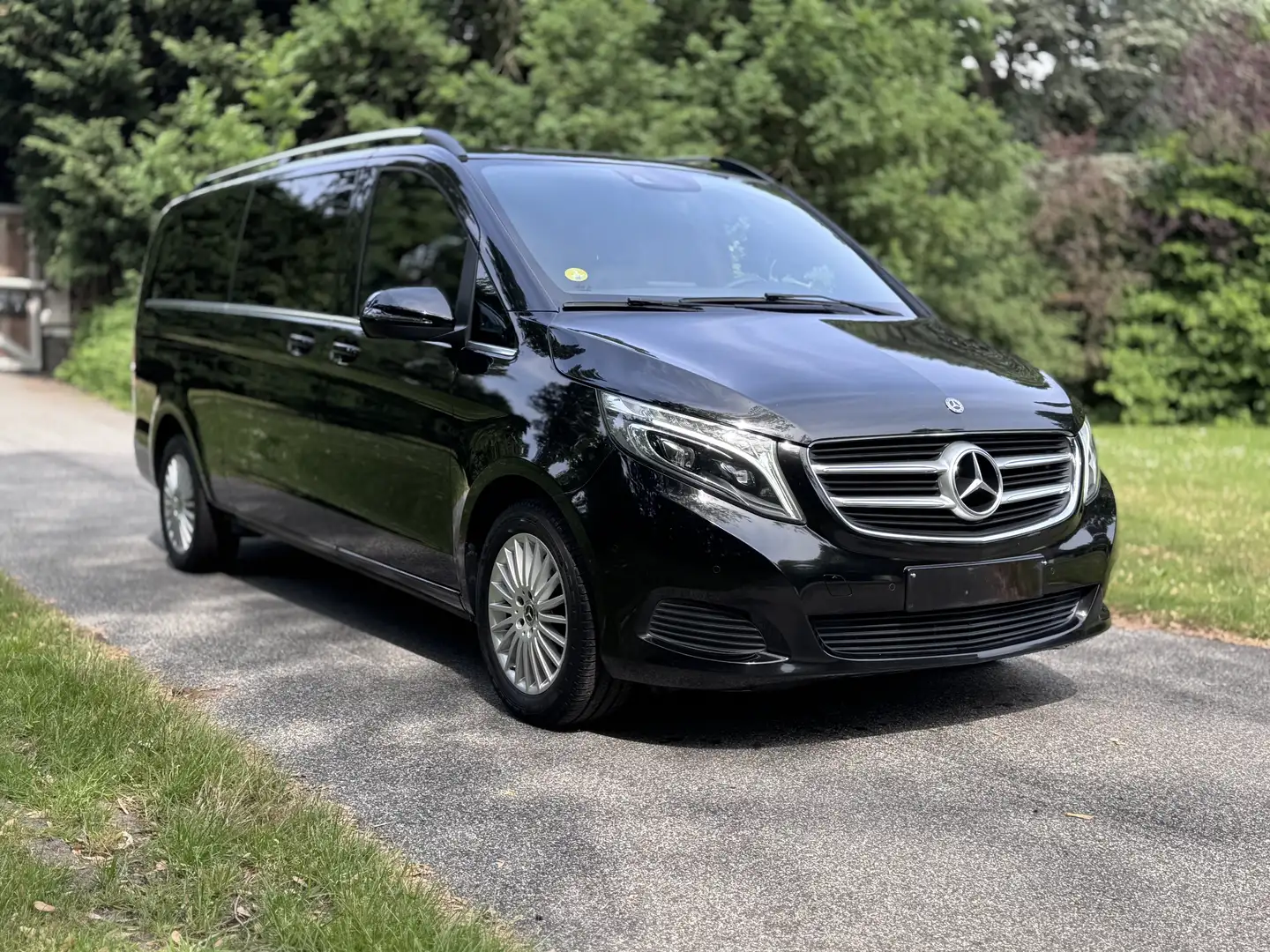 Mercedes-Benz V 250 Avantgarde Night Edition 5 zitpl. Leder extra lang Negro - 1