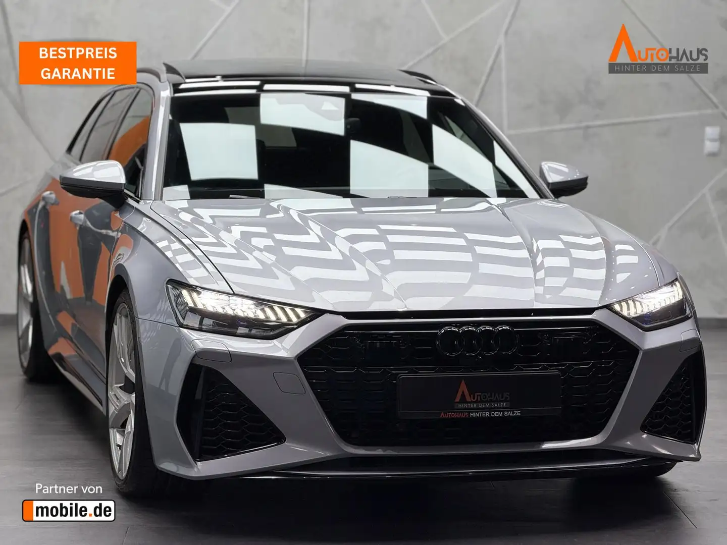 Audi RS6 4.0 TFSI quattro |HUD|PANO|MATRIX|MASSAGE Argent - 1