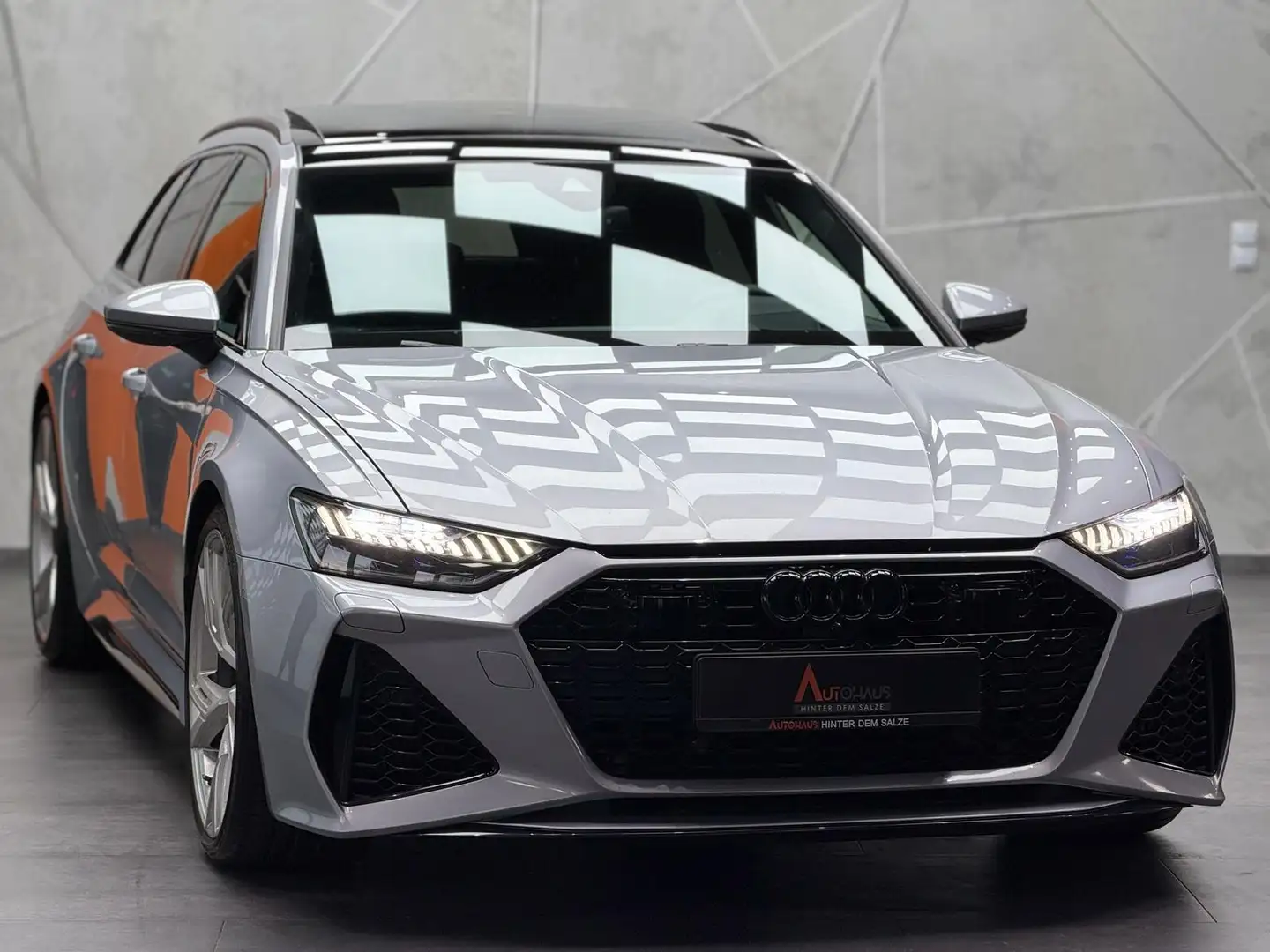 Audi RS6 4.0 TFSI quattro |HUD|PANO|MATRIX|MASSAGE Argent - 2