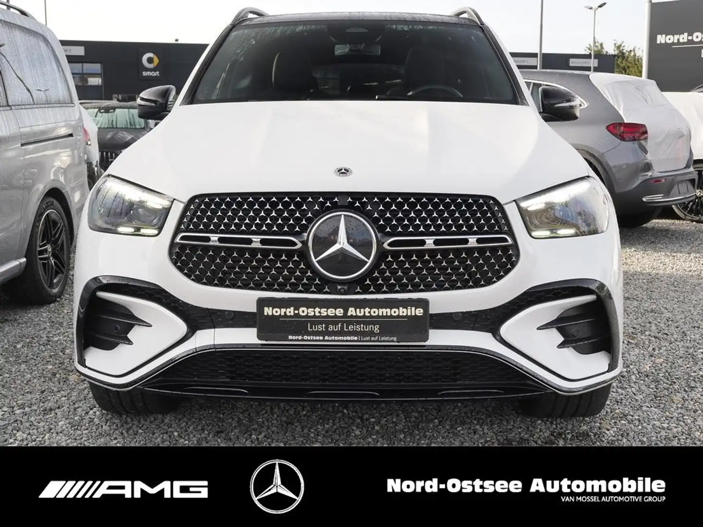 Mercedes-Benz GLE 450 d 4M AMG ADV.+ NIGHT PANO 22" KEYLESS Blanc - 2