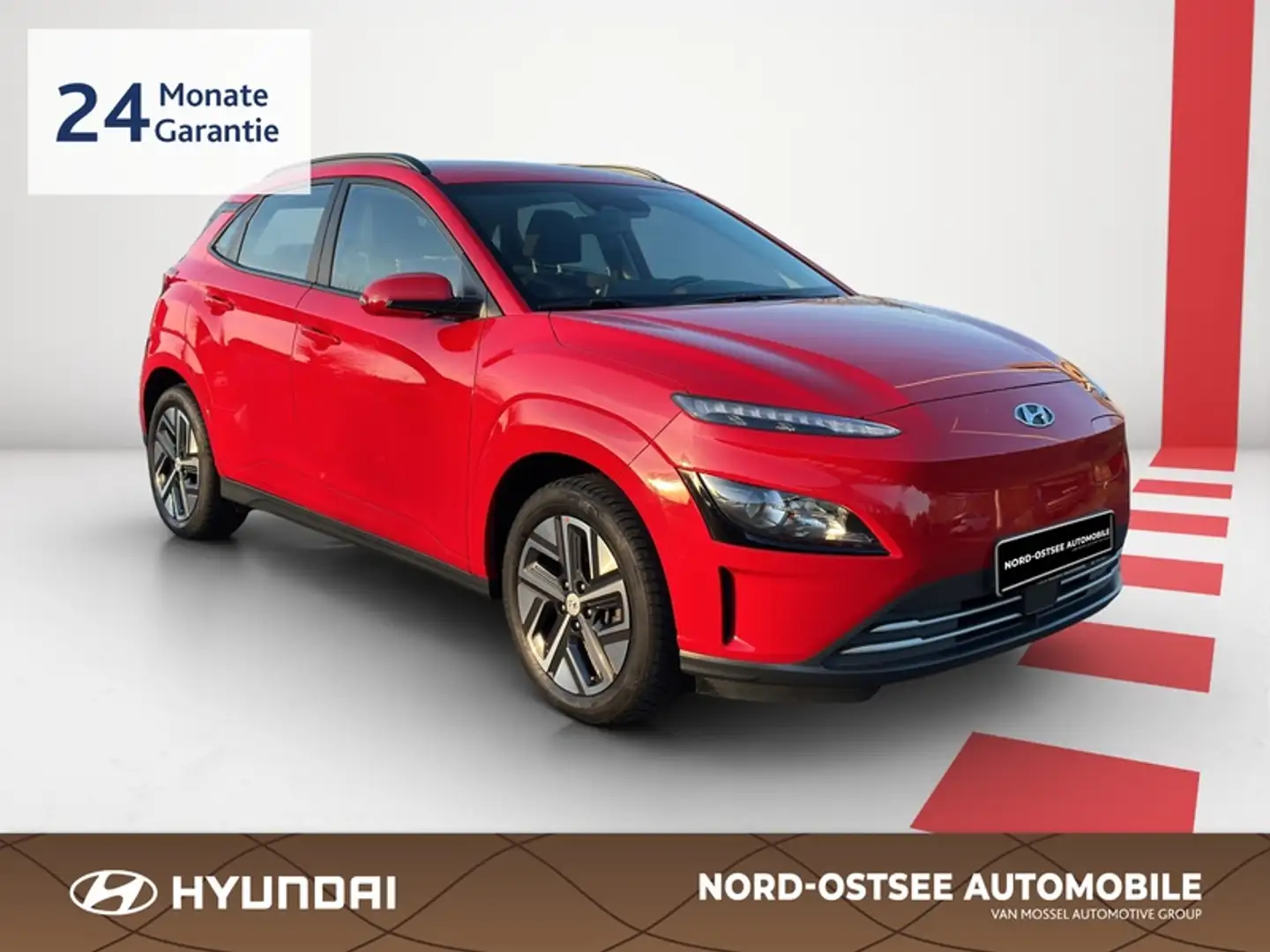 Hyundai KONA SELECT ELEKTRO 2WD KAMERA SHZ TEMPOMAT PDC Rot - 2