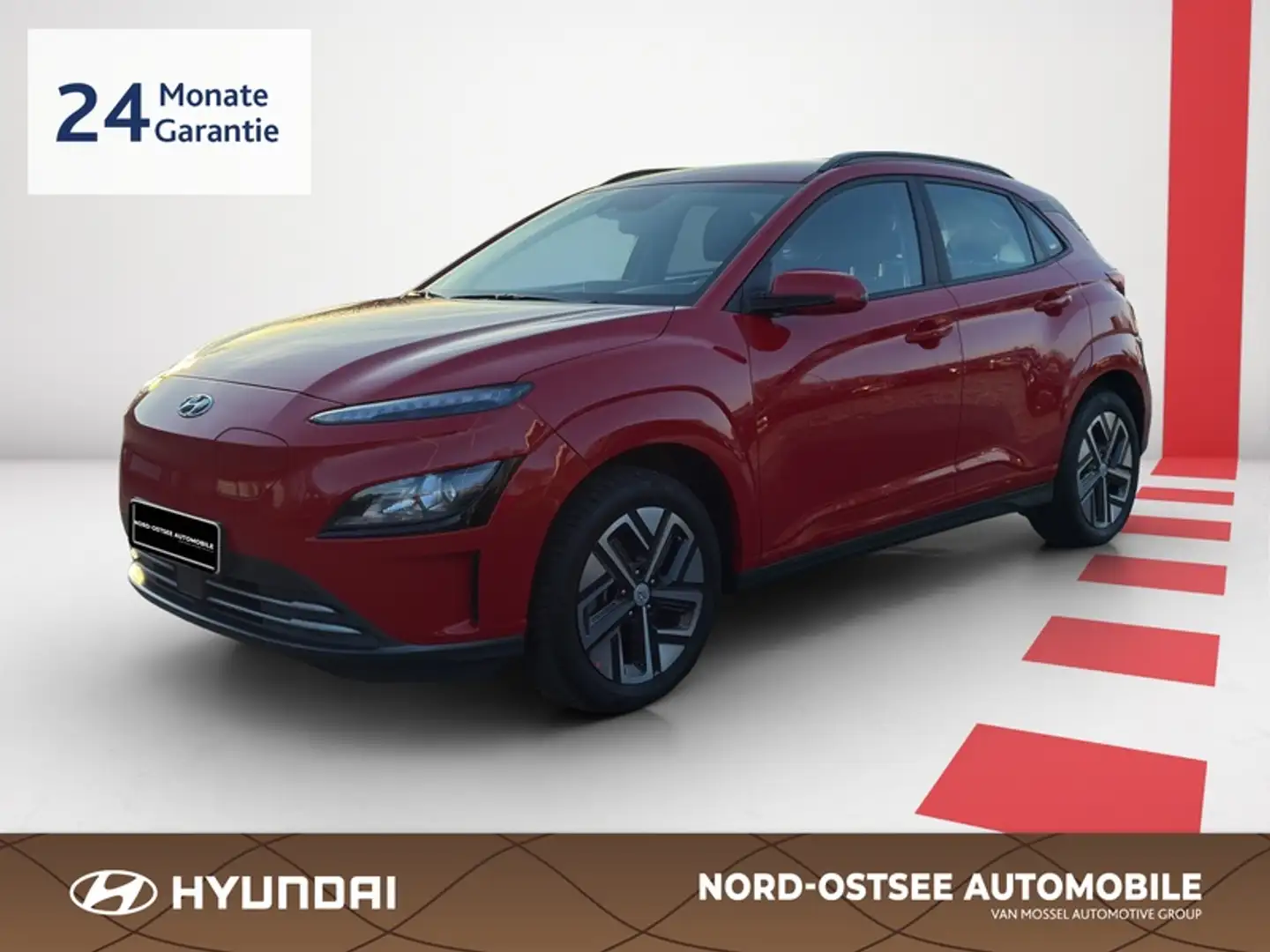 Hyundai KONA SELECT ELEKTRO 2WD KAMERA SHZ TEMPOMAT PDC Rot - 1