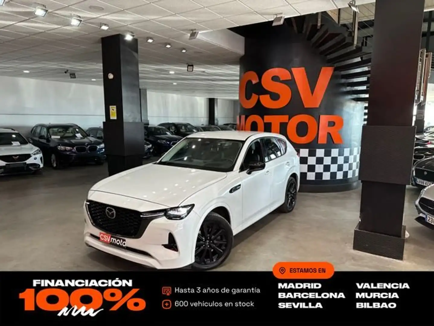 Mazda CX-60 2.5L e-Skyactiv-G PHEV Homura AWD Blanco - 1