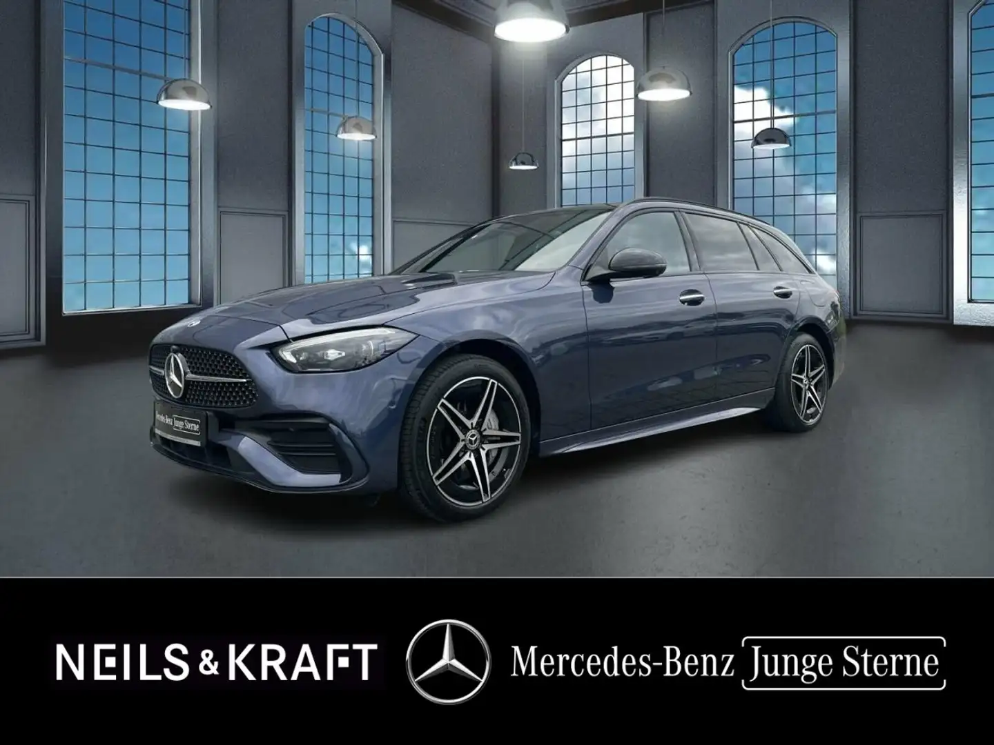 Mercedes-Benz C 300 de T-Modell AMG+NIGHT+DIGI LIGHT+MEMORY Blau - 1
