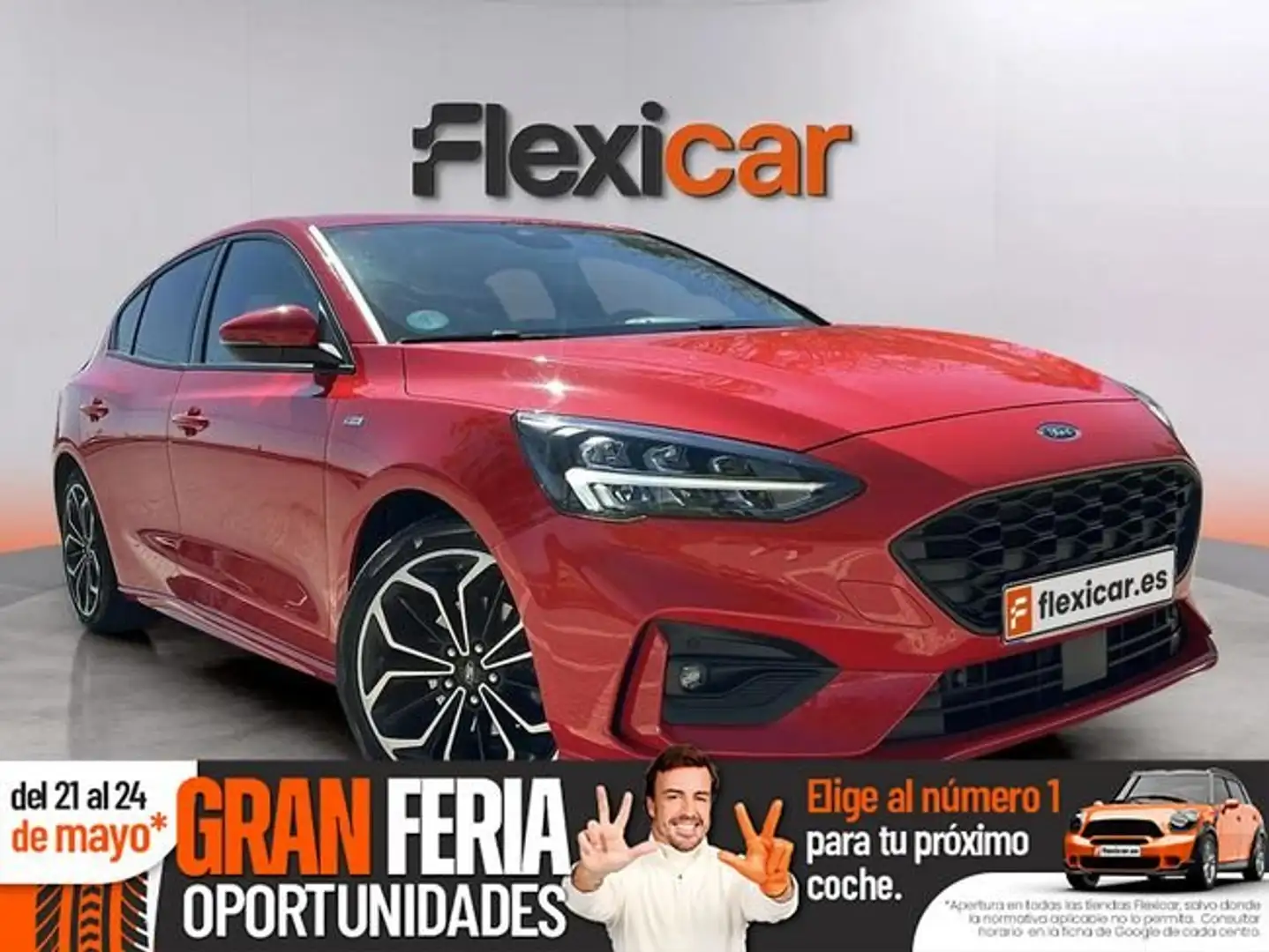 Ford Focus 1.0 Ecoboost Trend 100 Rojo - 1