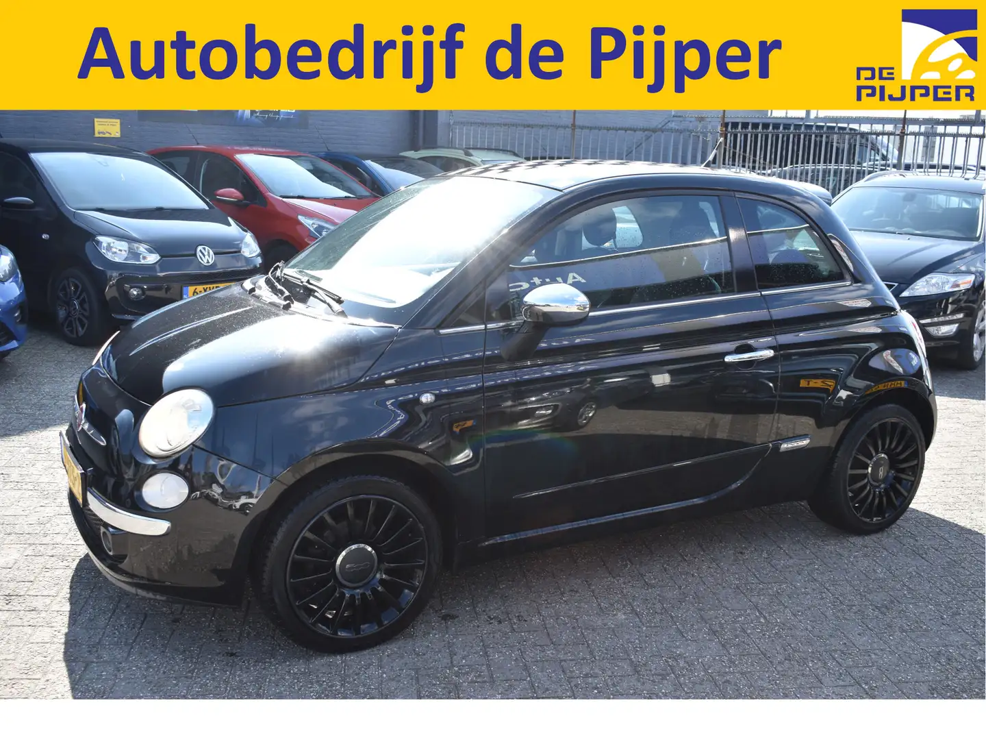 Fiat 500 1.4-16V Sport, ORGINELE NEDERLANDSE AUTO , BOEKJES Zwart - 1