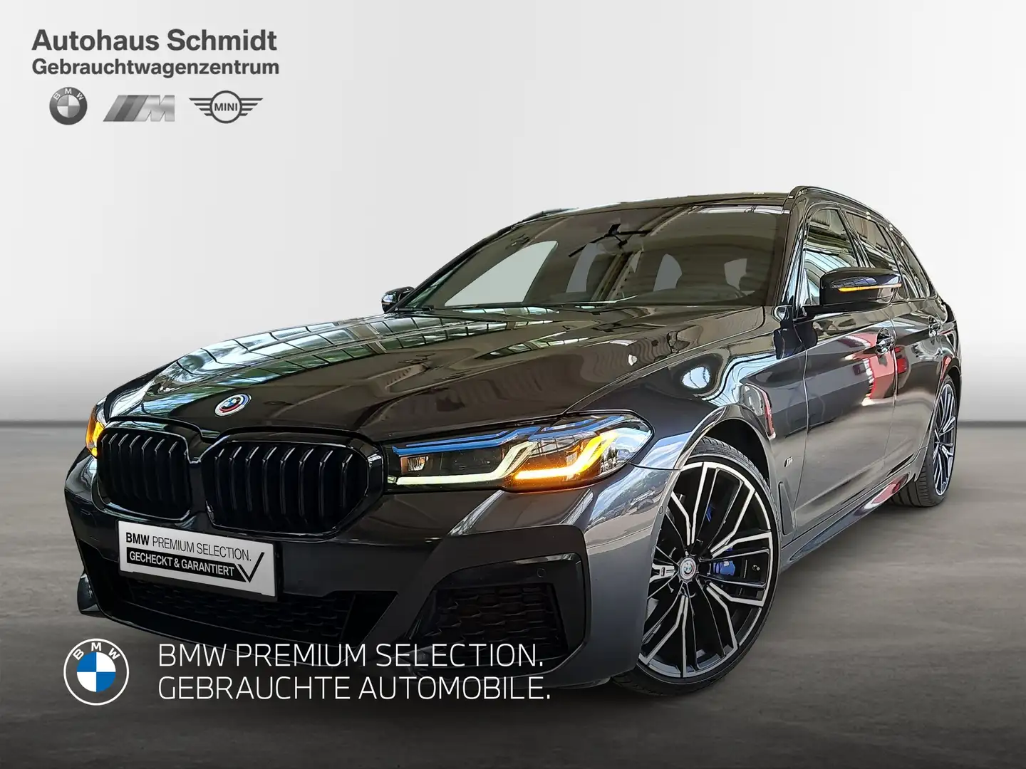 BMW 530 d Touring M Sportpaket Head-Up HiFi DAB WLAN Grijs - 1