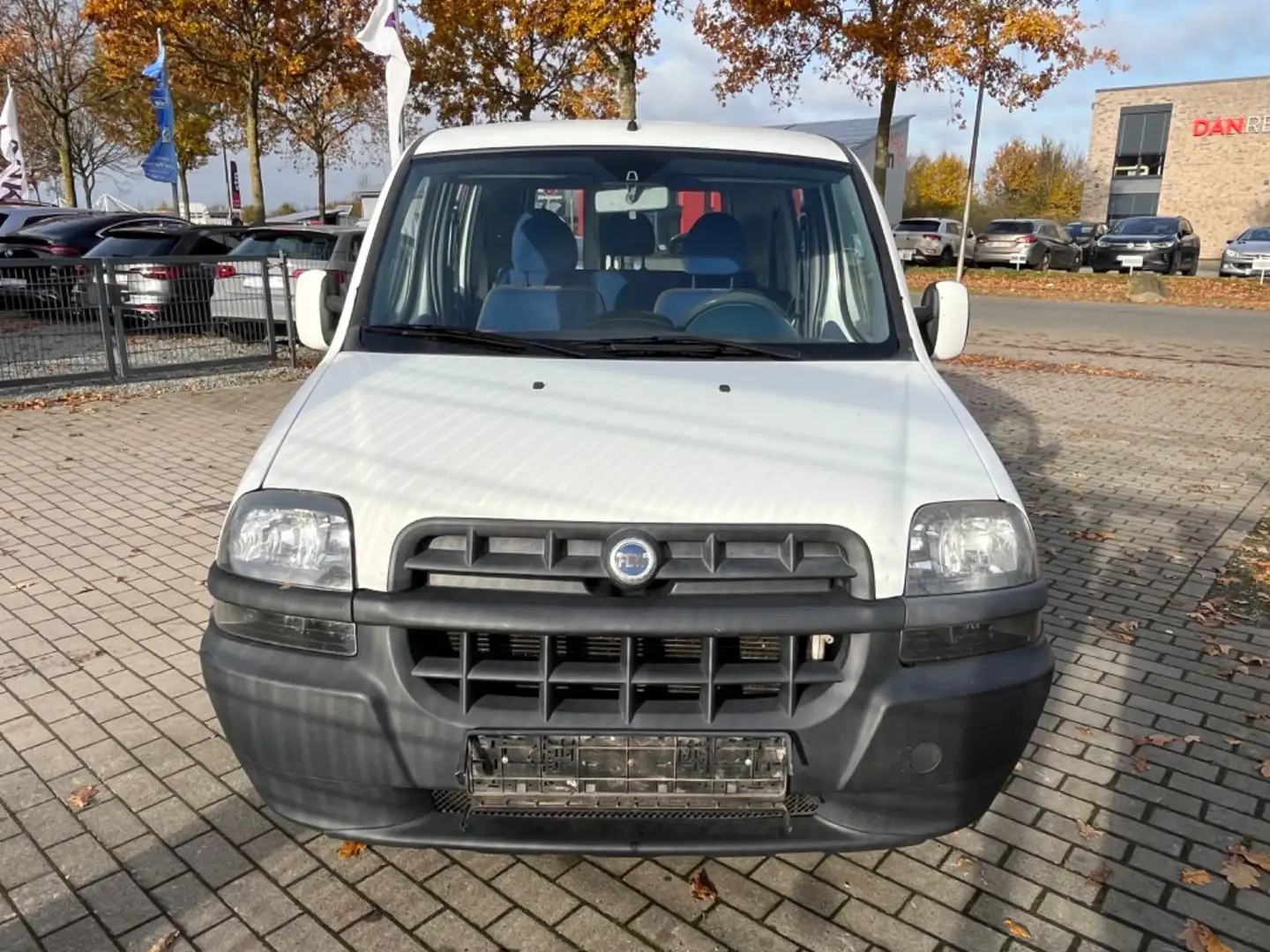 Fiat Doblo Doblò 1.9 JTD SX Kasten Panorama 1.Hand Blanc - 2