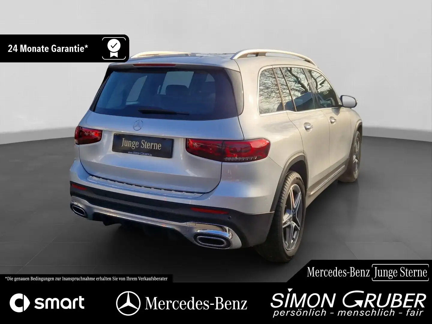 Mercedes-Benz GLB 250 4M AMG MBeam HUD 360 Webasto 7Sitze Plateado - 2