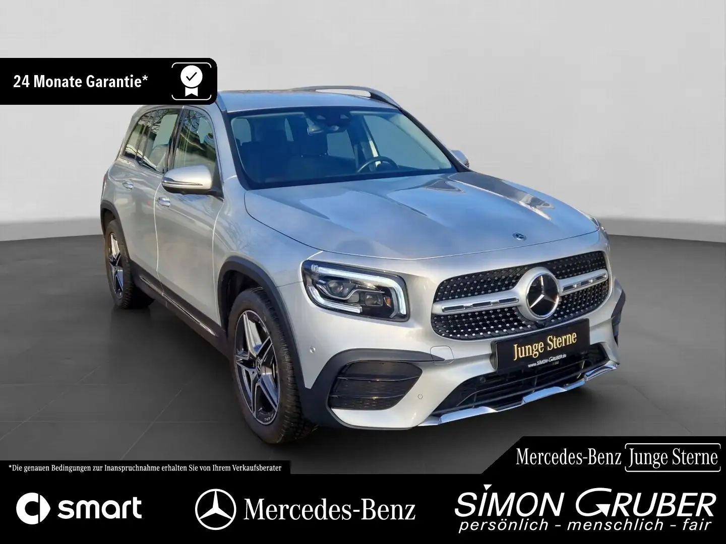 Mercedes-Benz GLB 250 4M AMG MBeam HUD 360 Webasto 7Sitze Argent - 1