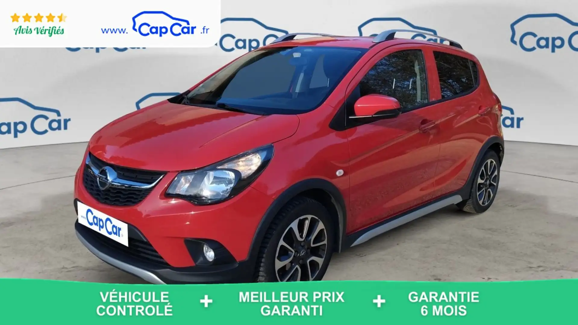 Opel Karl 1.0 73 Rocks - Première main Rouge - 1