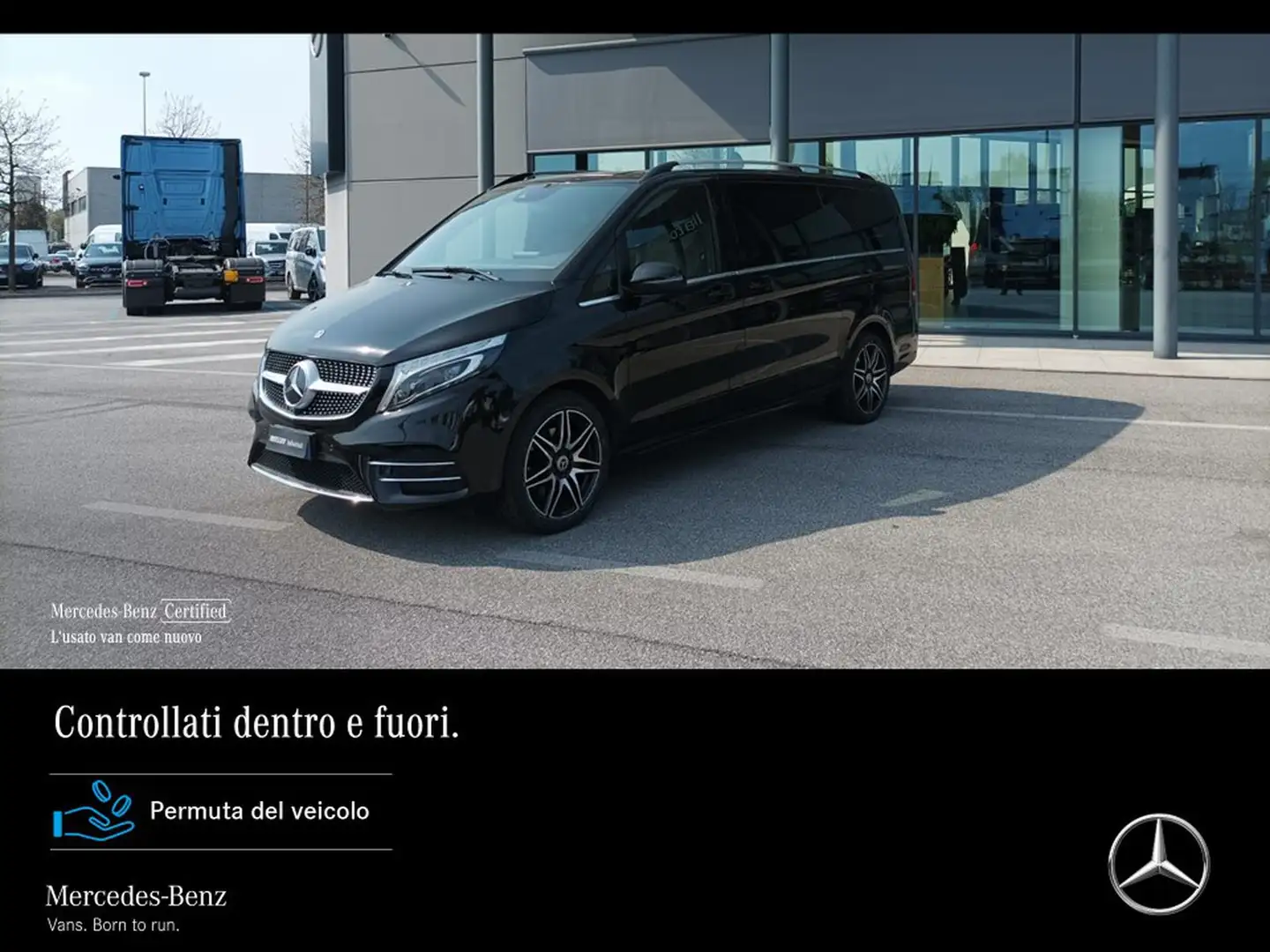 Mercedes-Benz V 300 long 300 d sport auto Černá - 1