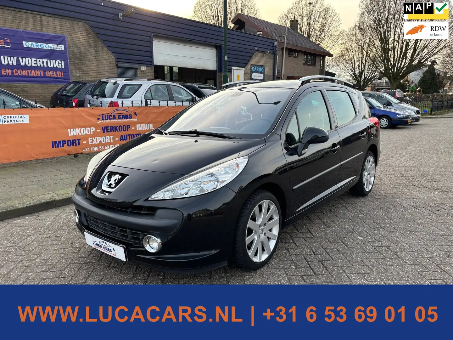 Peugeot 207 SW 1.6 VTi XS NIEUWE APK! Schwarz - 1