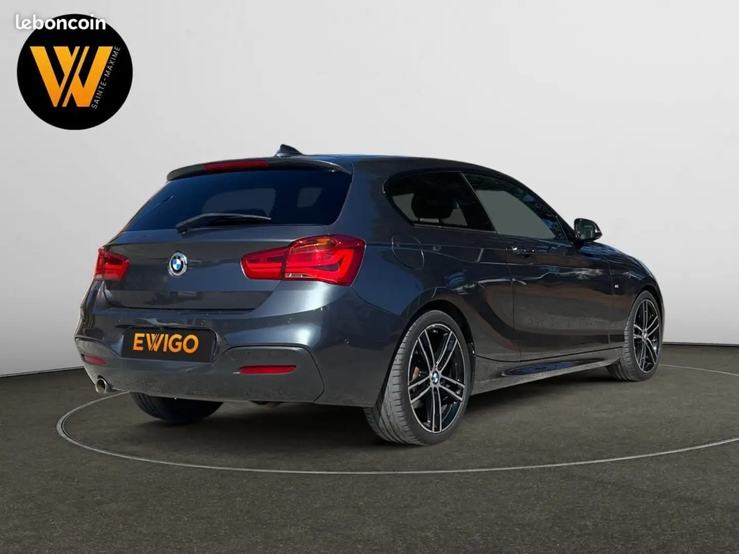 BMW 135 serie 1.5 118 i 135 m-sport bva camera radars av-ar bluetooth nav limiteur Gris - 2