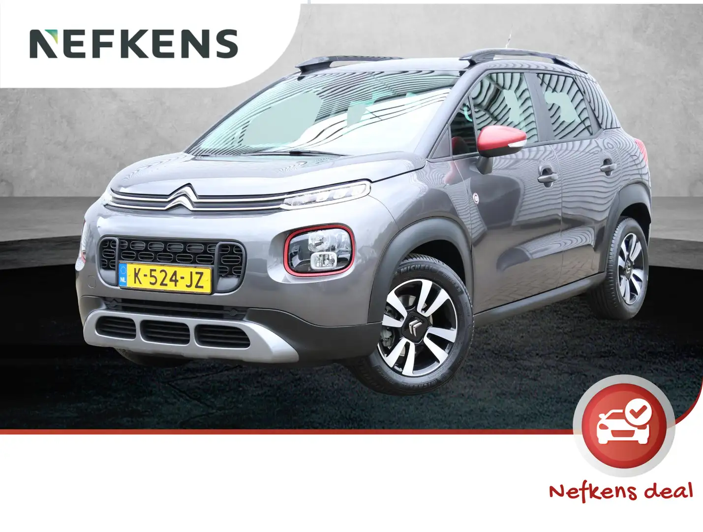 Citroen C3 Aircross 1.2 110PK S&S C-Series | Navigatie | Climate Contr Gris - 1