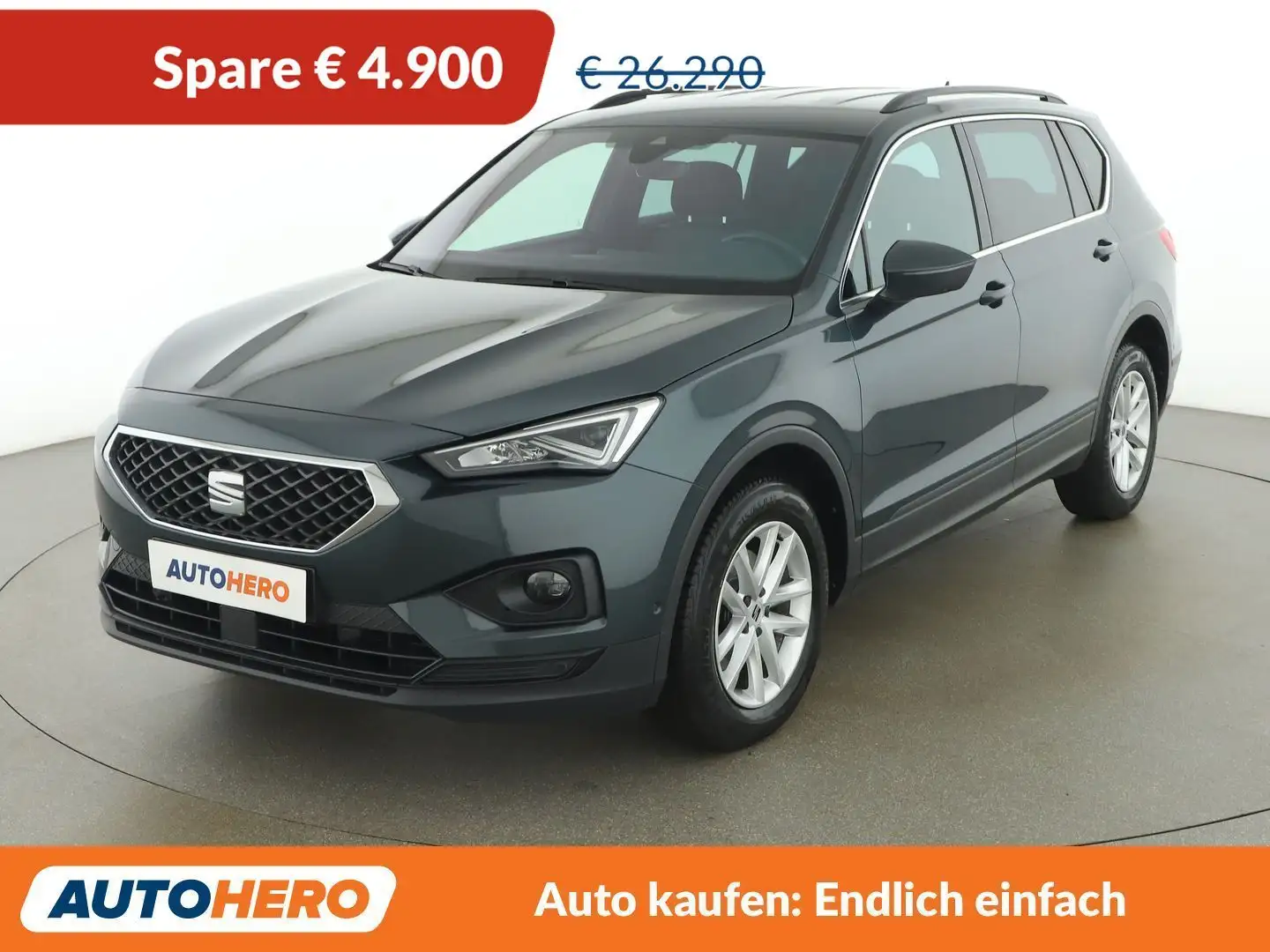 SEAT Tarraco 1.5 TSI ACT Style *ACC*SPUR*TOT*CAM*3-ZONEN* Grün - 1