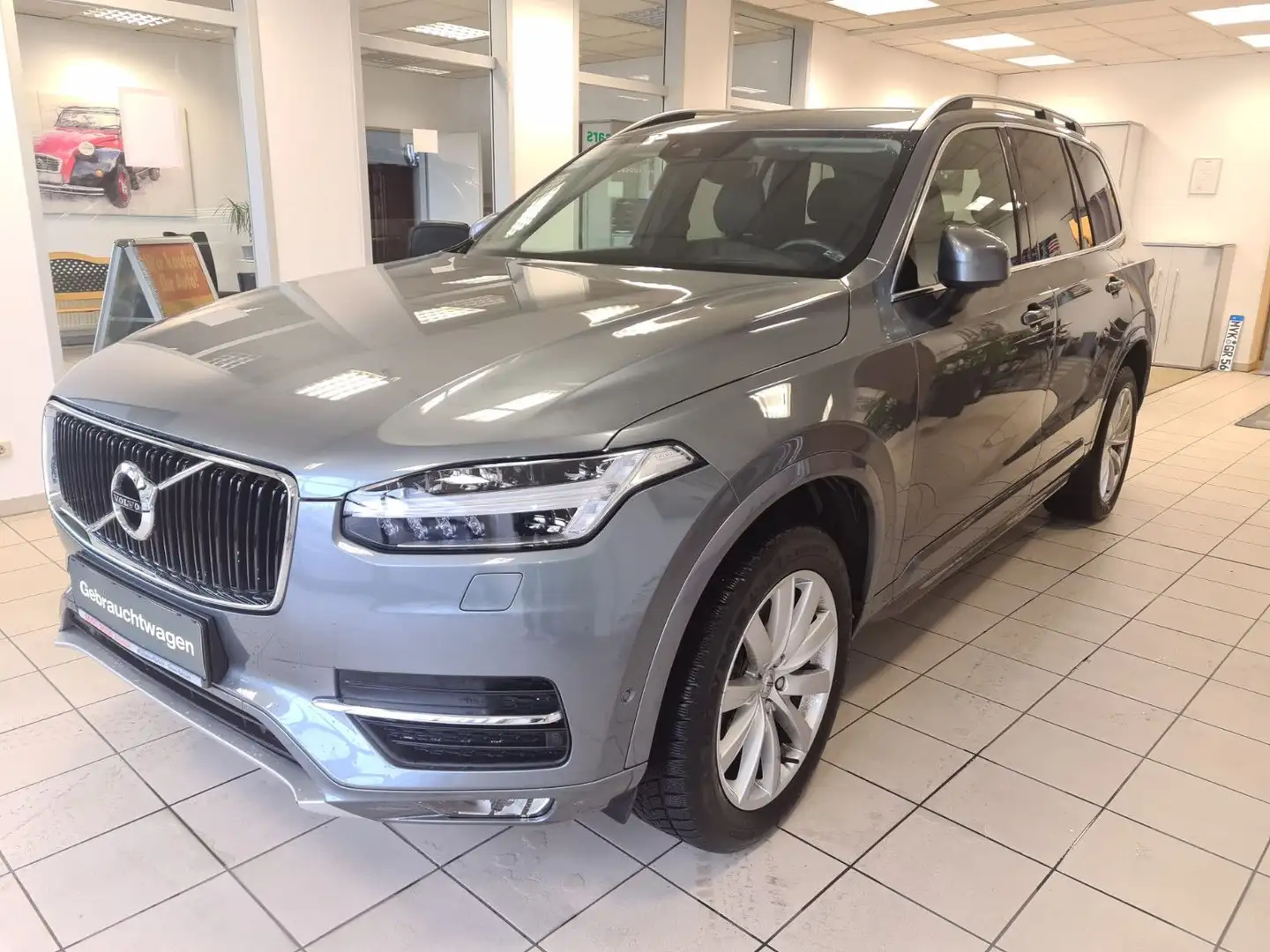 Volvo XC90 Momentum AWD / LEDER / LED / NAVI /AHK 2,7t Gris - 1