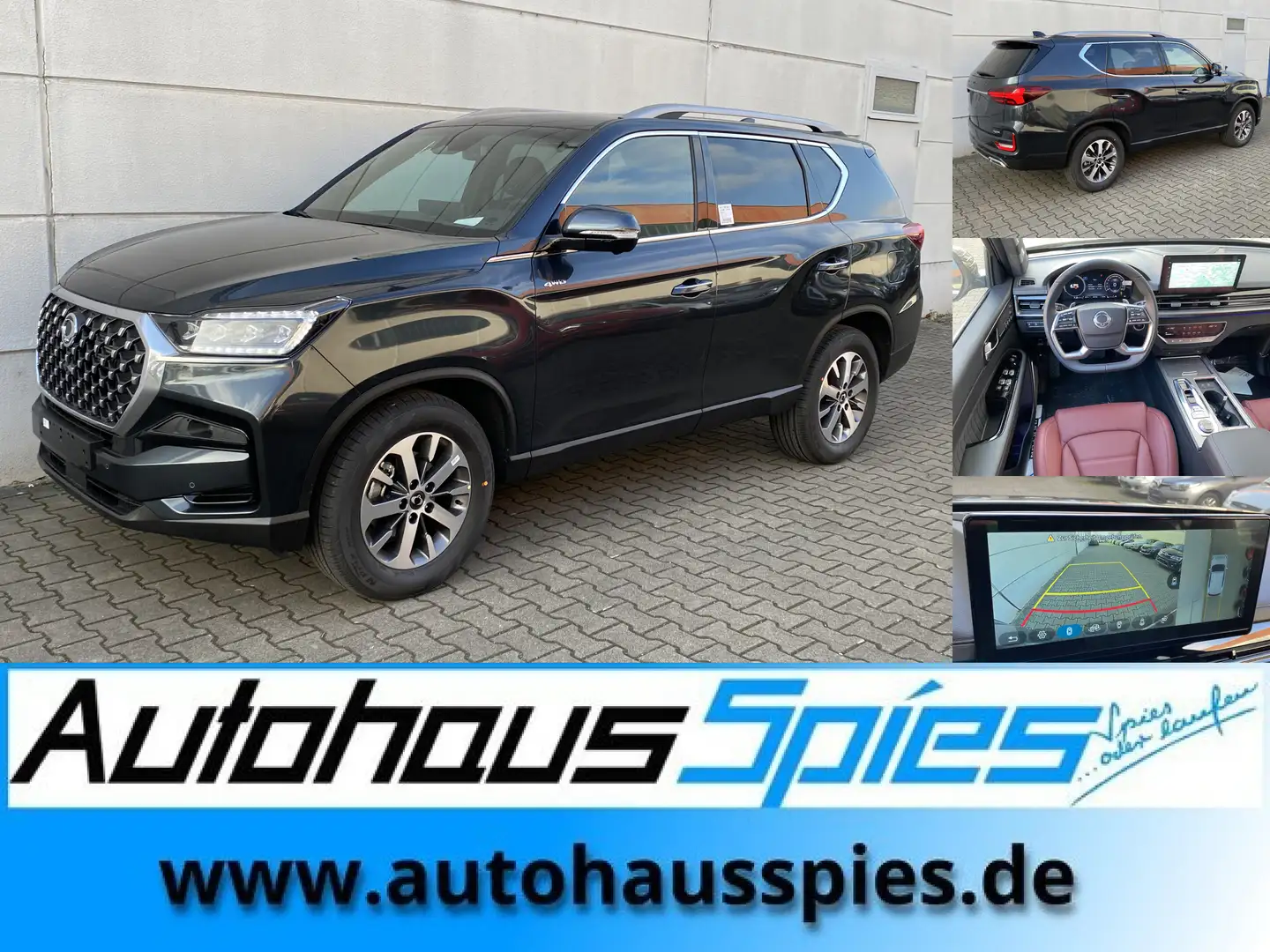 SsangYong Rexton 2,2 E-XDI 4WD 8AT MY25  Lux 3.5t AHL GSD ACC 360Ka Gris - 1