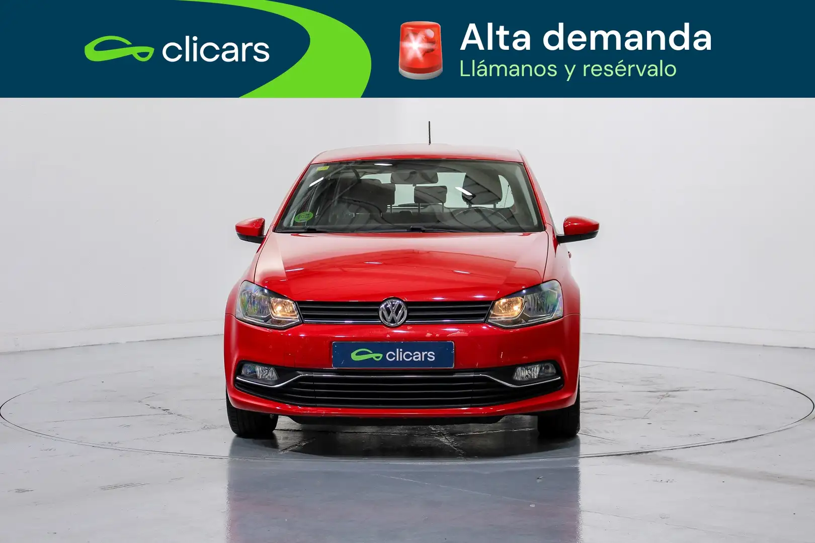 Volkswagen Polo 1.4 TDI BMT Advance 55kW Rojo - 2